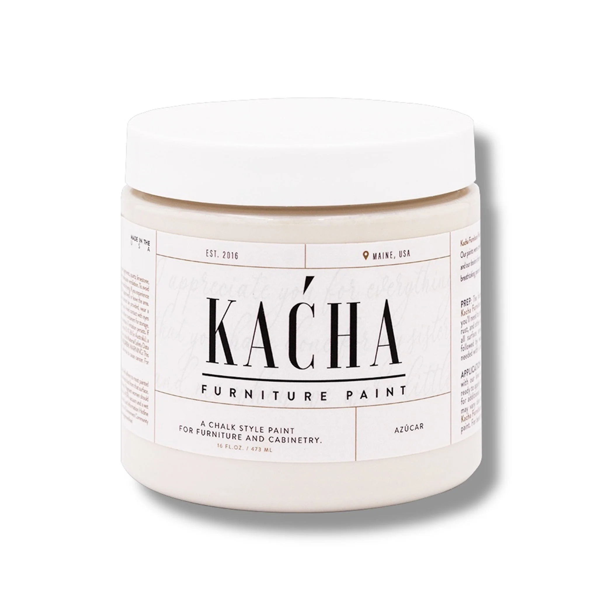 KACHA Furniture Paint - Azucar | Elegant Matte Finish (Available in 2 Sizes) - Image 6