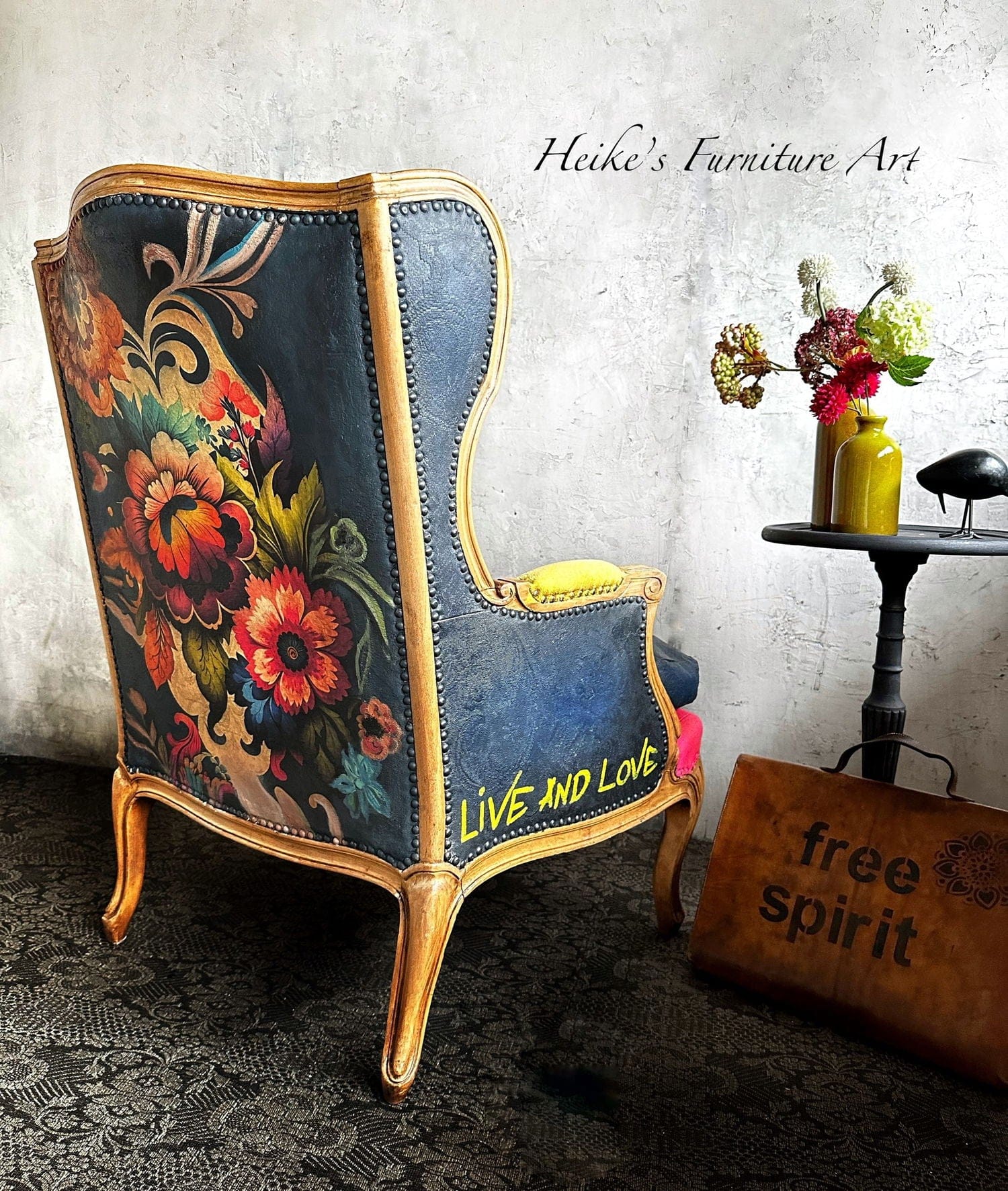 Whimsykel - Boho Flowers Decopuage Paper (21x29, 14x20) - Image 4