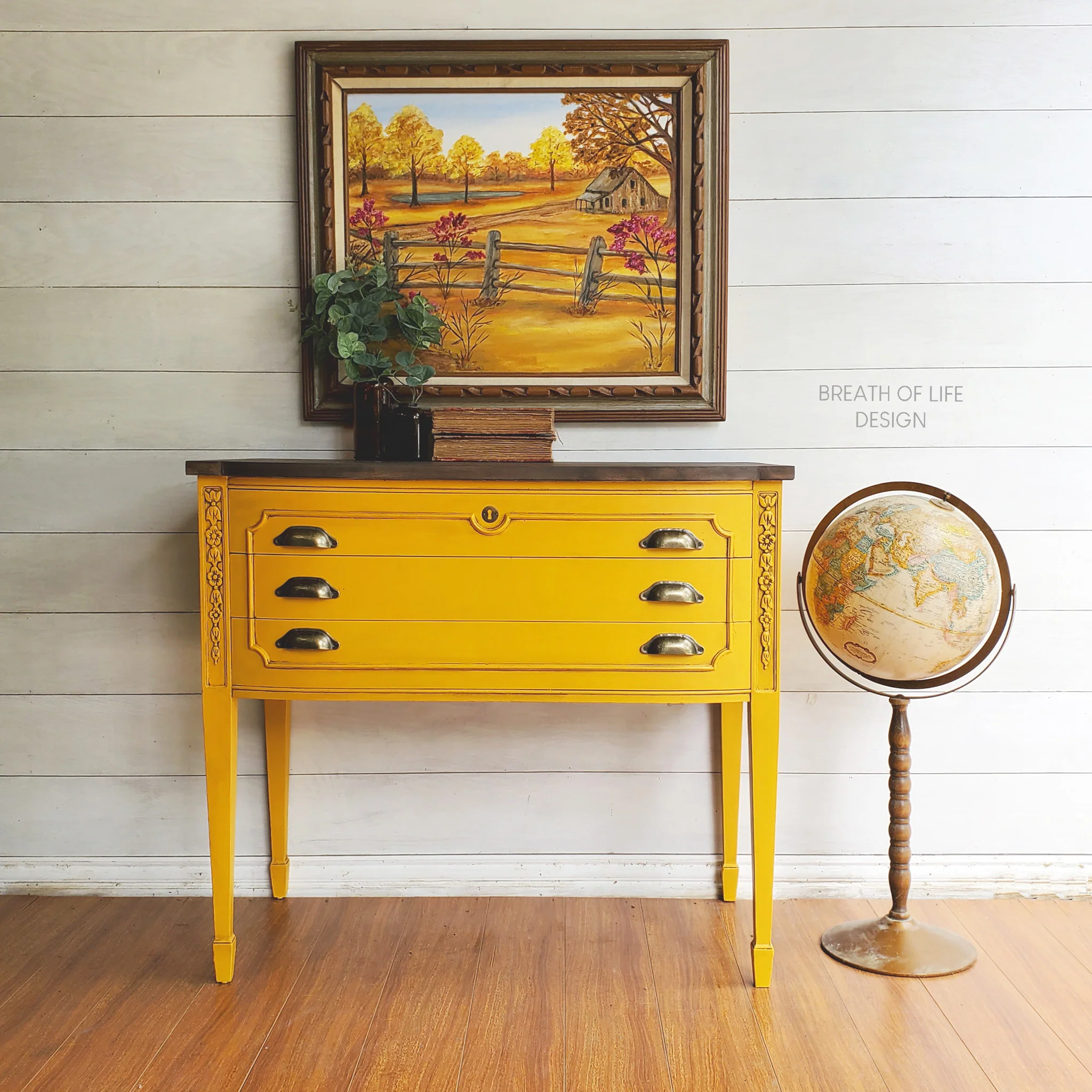 Dixie Belle Chalk Mineral Paint – Colonel Mustard (Available in 5 Sizes) - Image 3