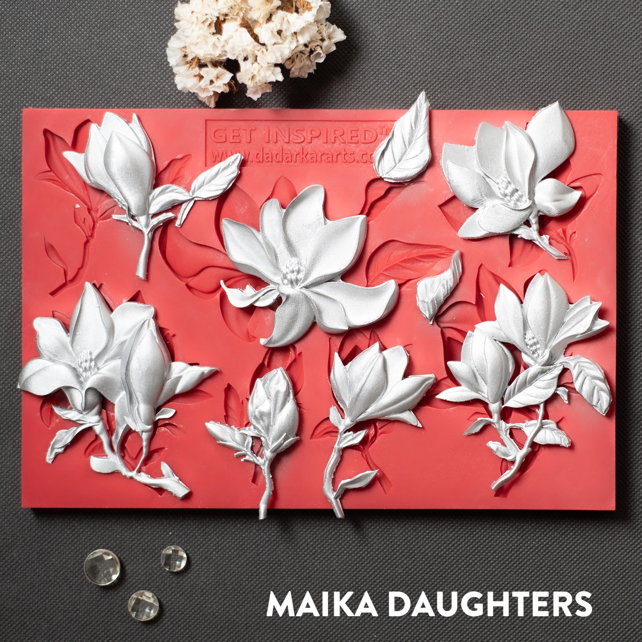 Dadarkar Art - Magnolia Grace Silicone Mold - Image 3