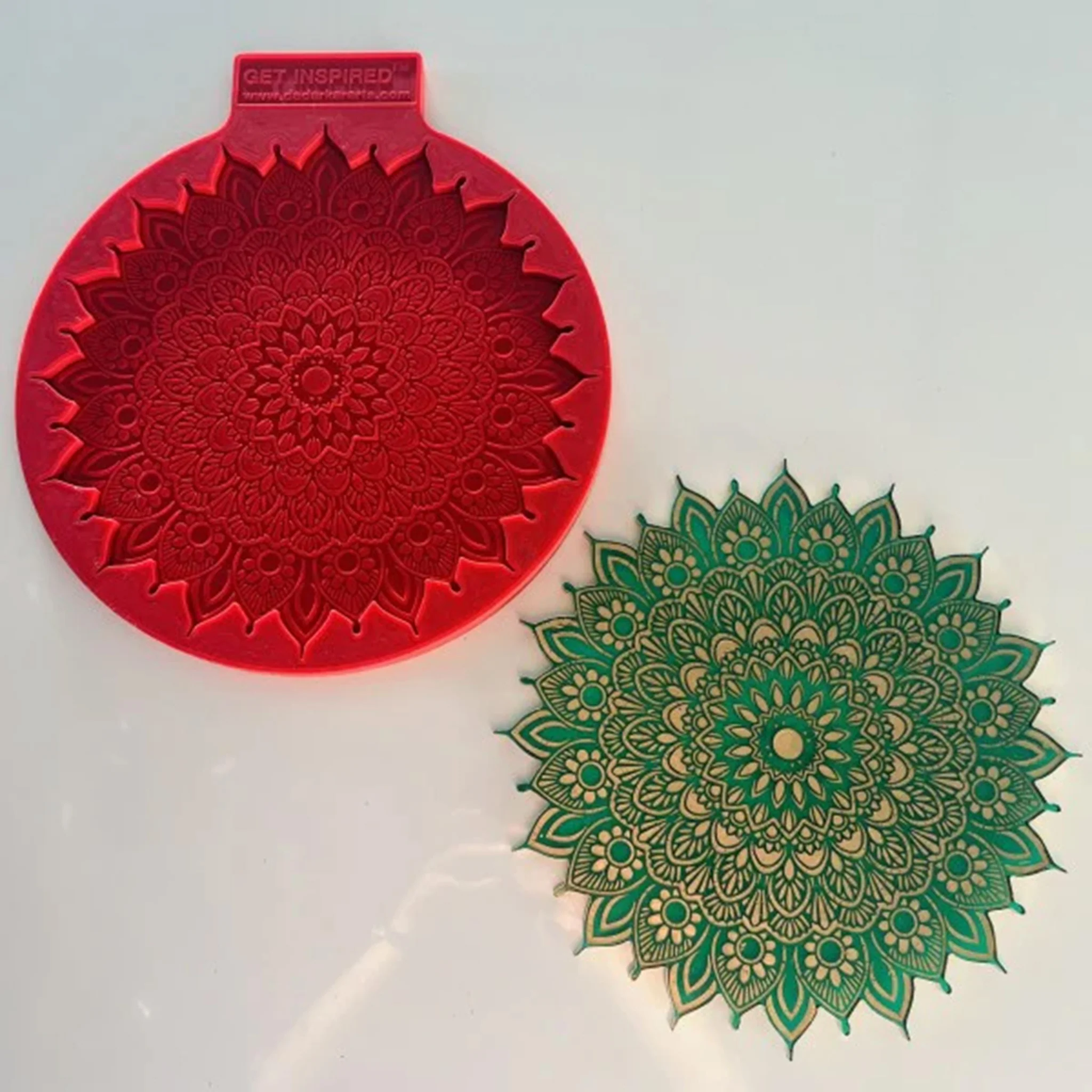 Dadarkar Art - Paisley Grace Mandala Silicone Mold - Image 3