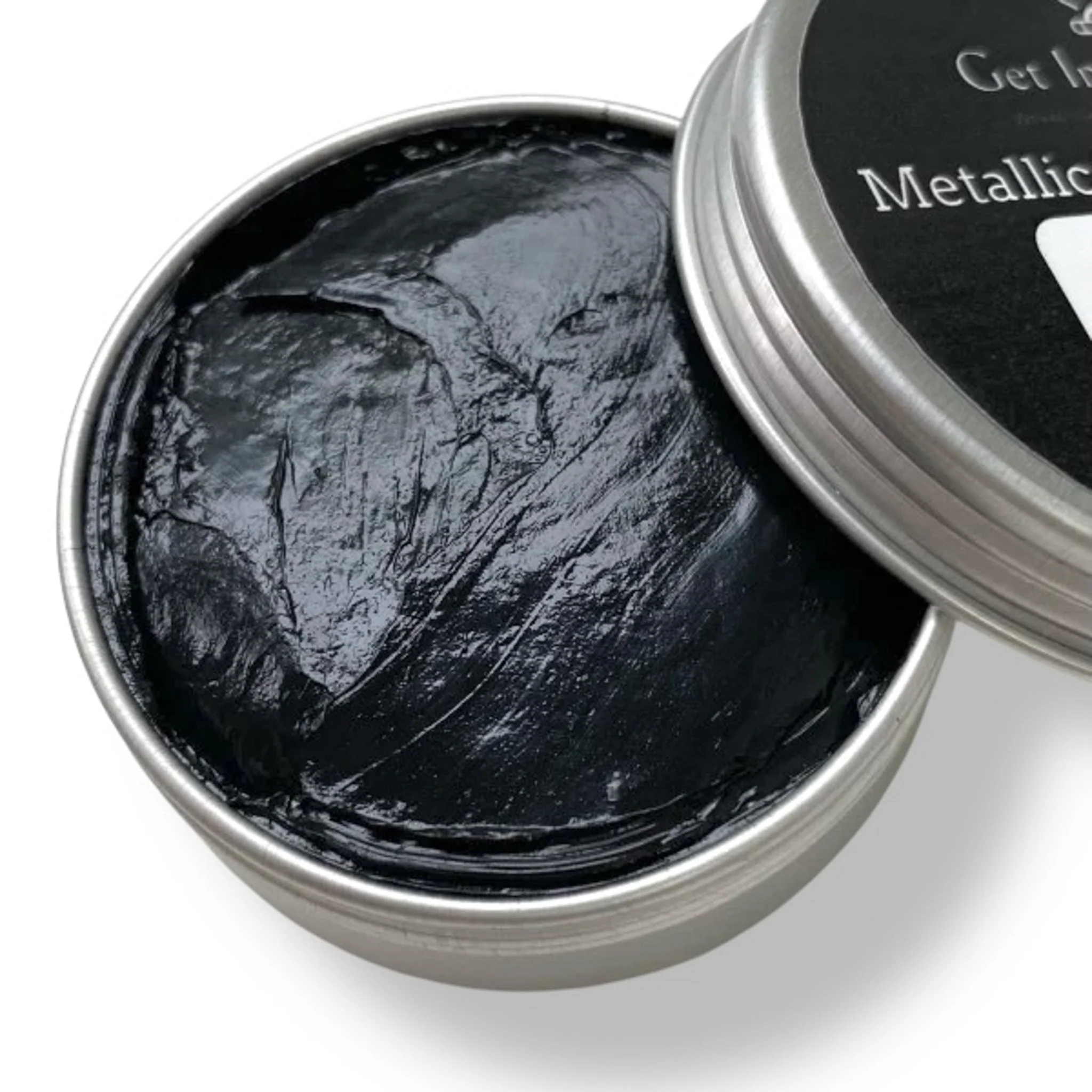 Dadarkar Art - Rich Black Metallic Wax Paste Mousse (20 ml) - Image 3