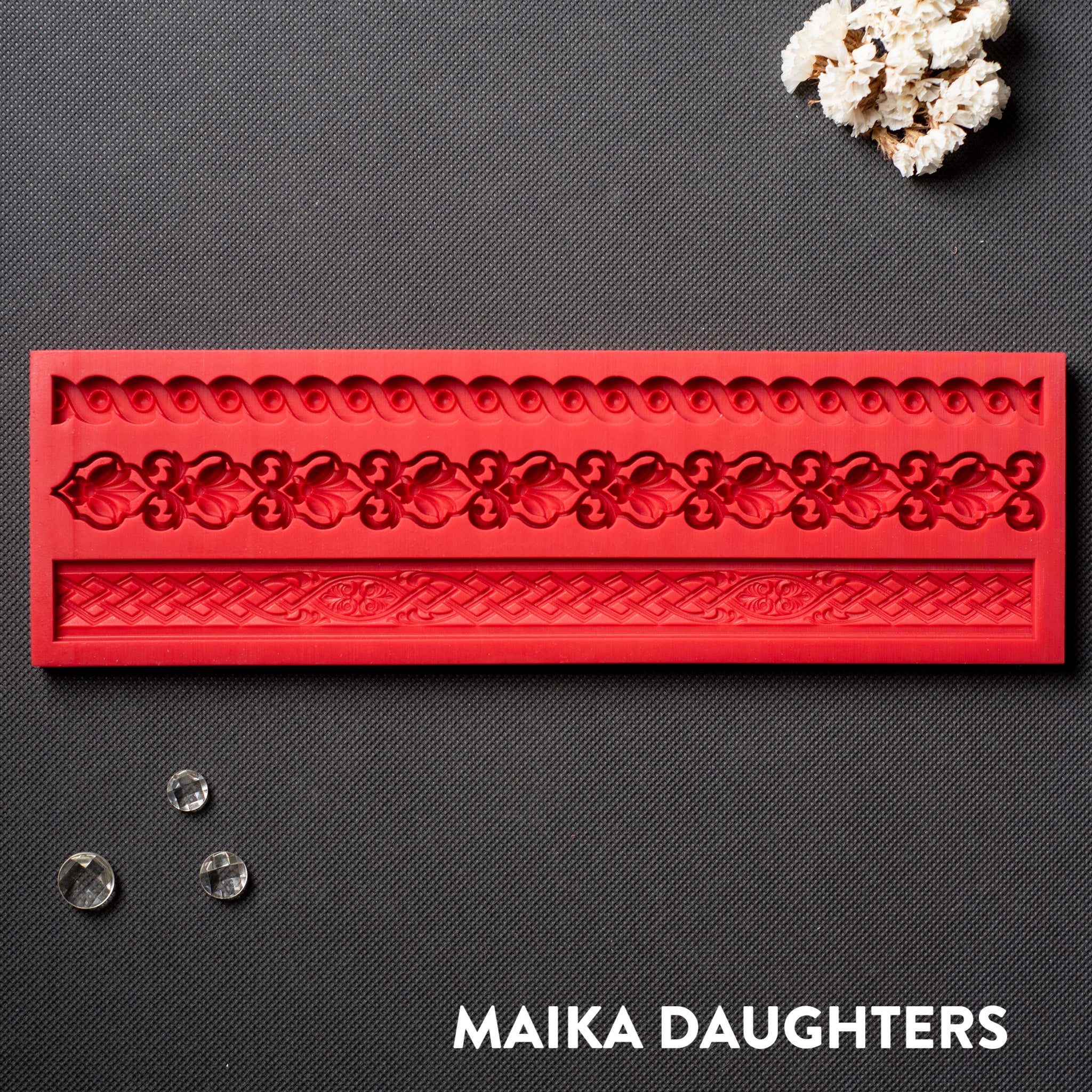 Dadarkar Art - Essential Border #2 Silicone Mold - Image 2