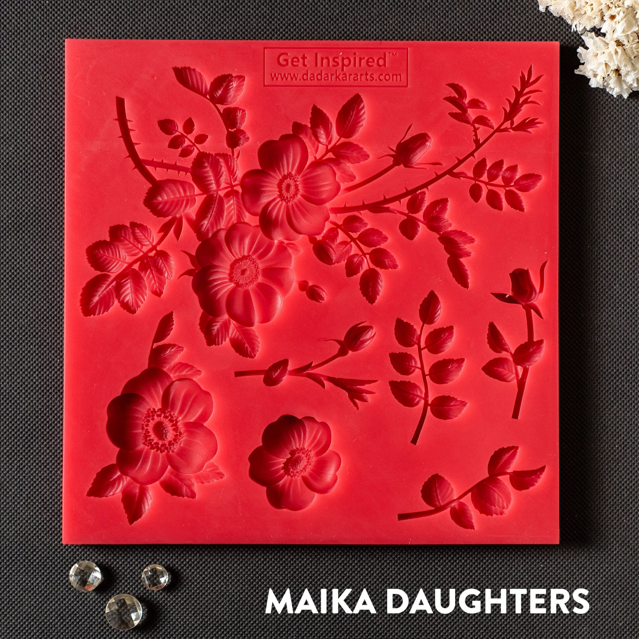 Dadarkar Art - Greek Roses Silicone Mold - Image 2