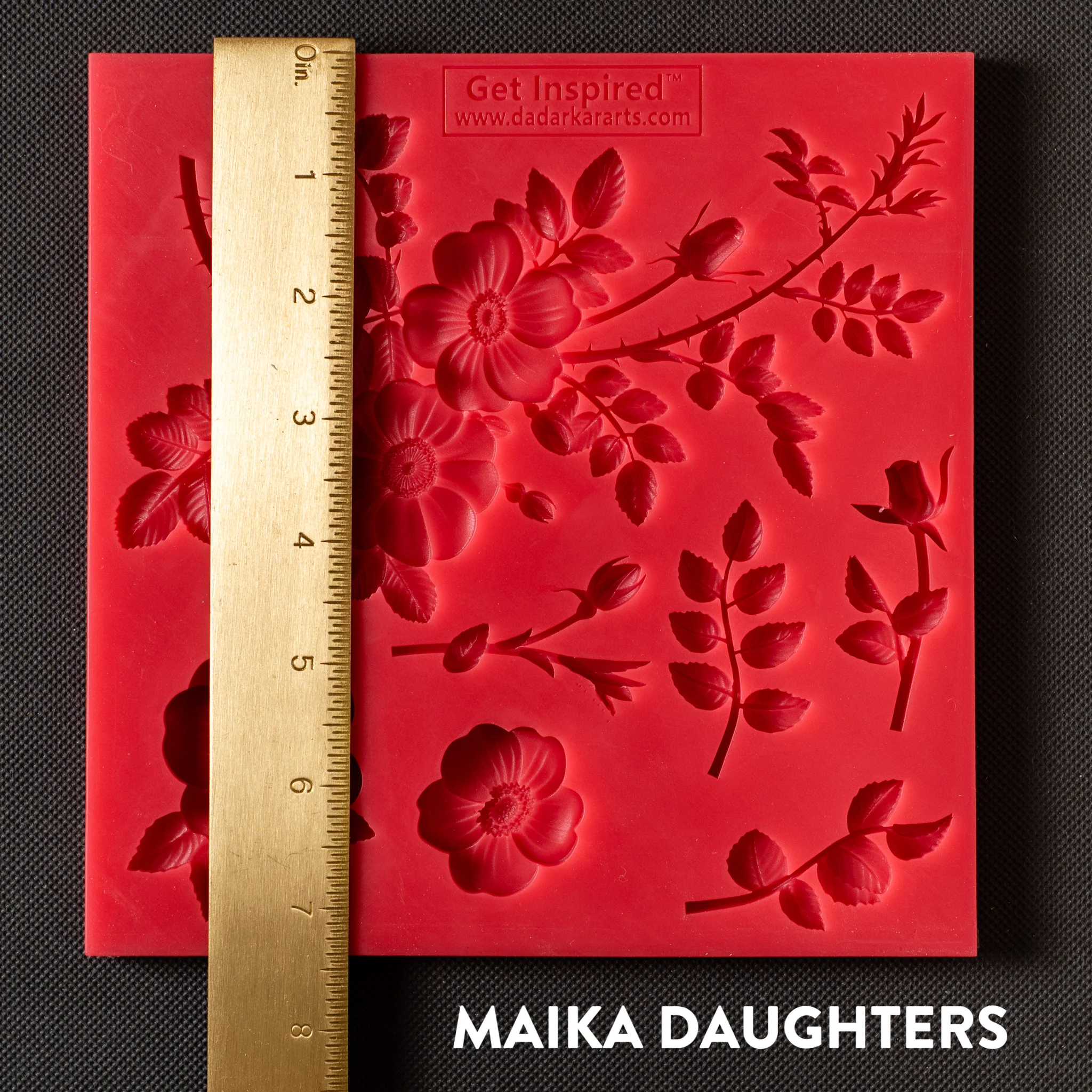 Dadarkar Art - Greek Roses Silicone Mold - Image 4