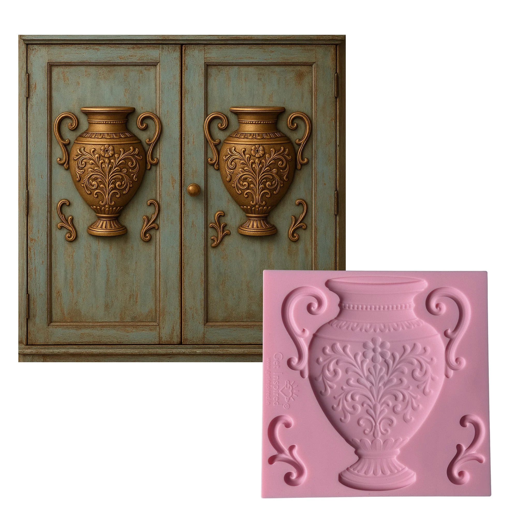 Dadarkar Art - Majestic Amphora Silicone Mold - Image 3