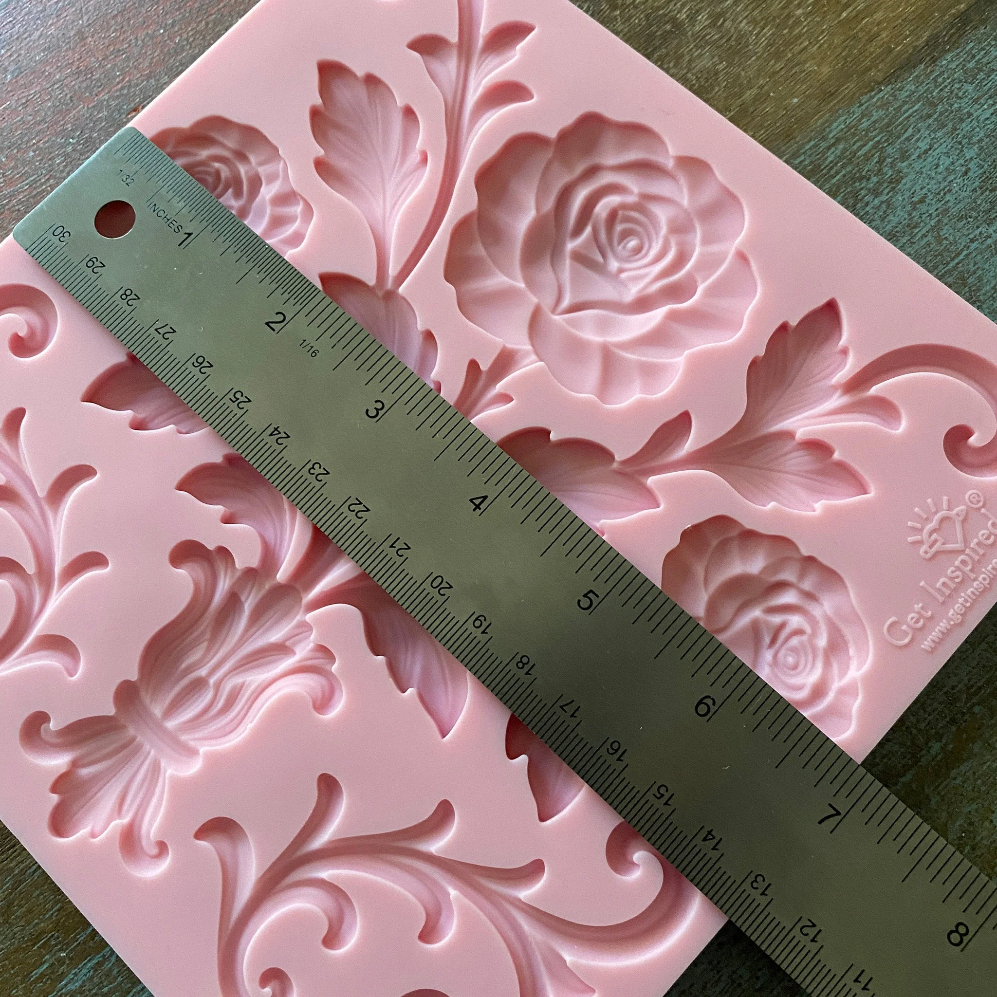 Dadarkar Art - Regal Rose Bouquet Silicone Mold - Image 5