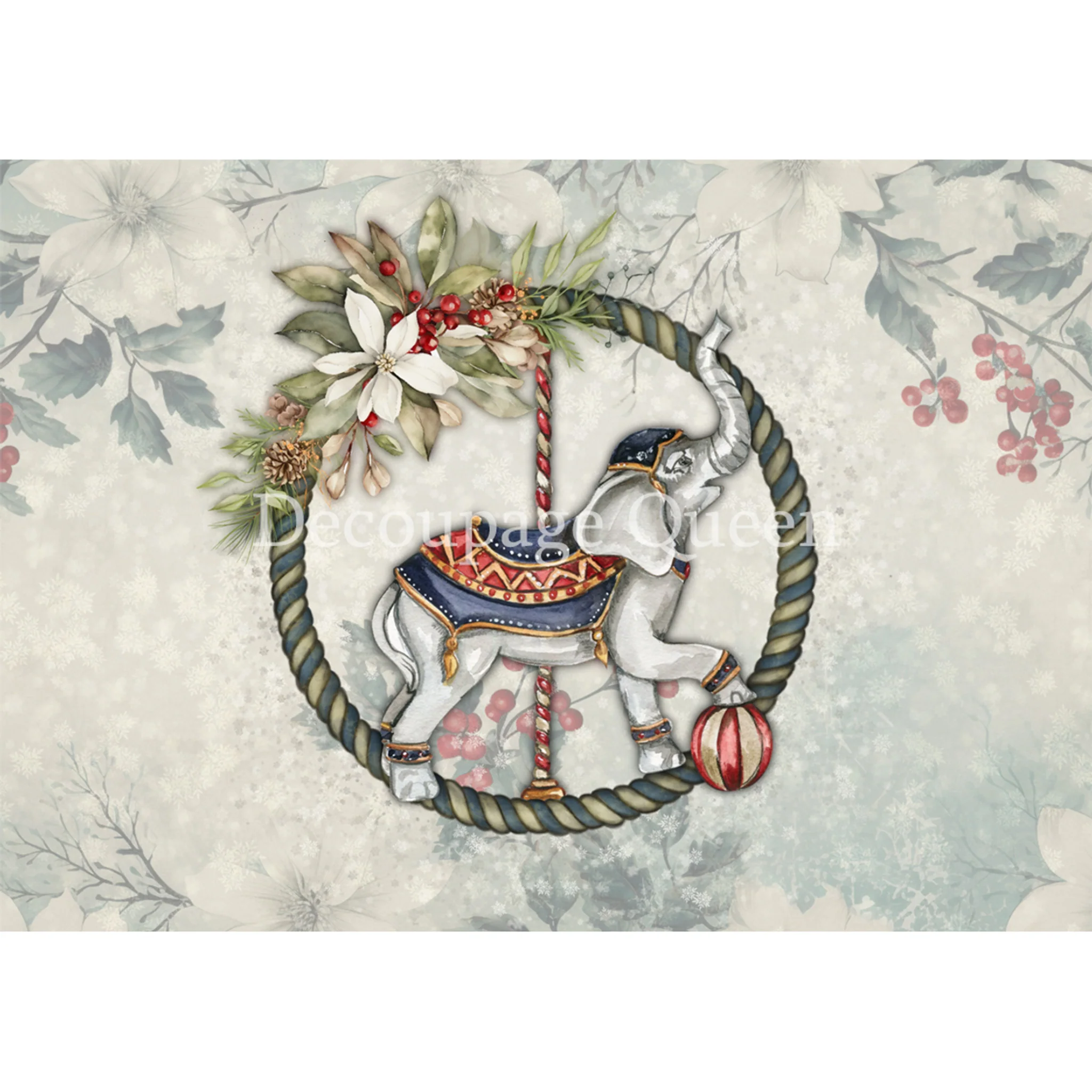 Decoupage Queen - Carousel 2 Decoupage Paper (A3 Size) - Image 2
