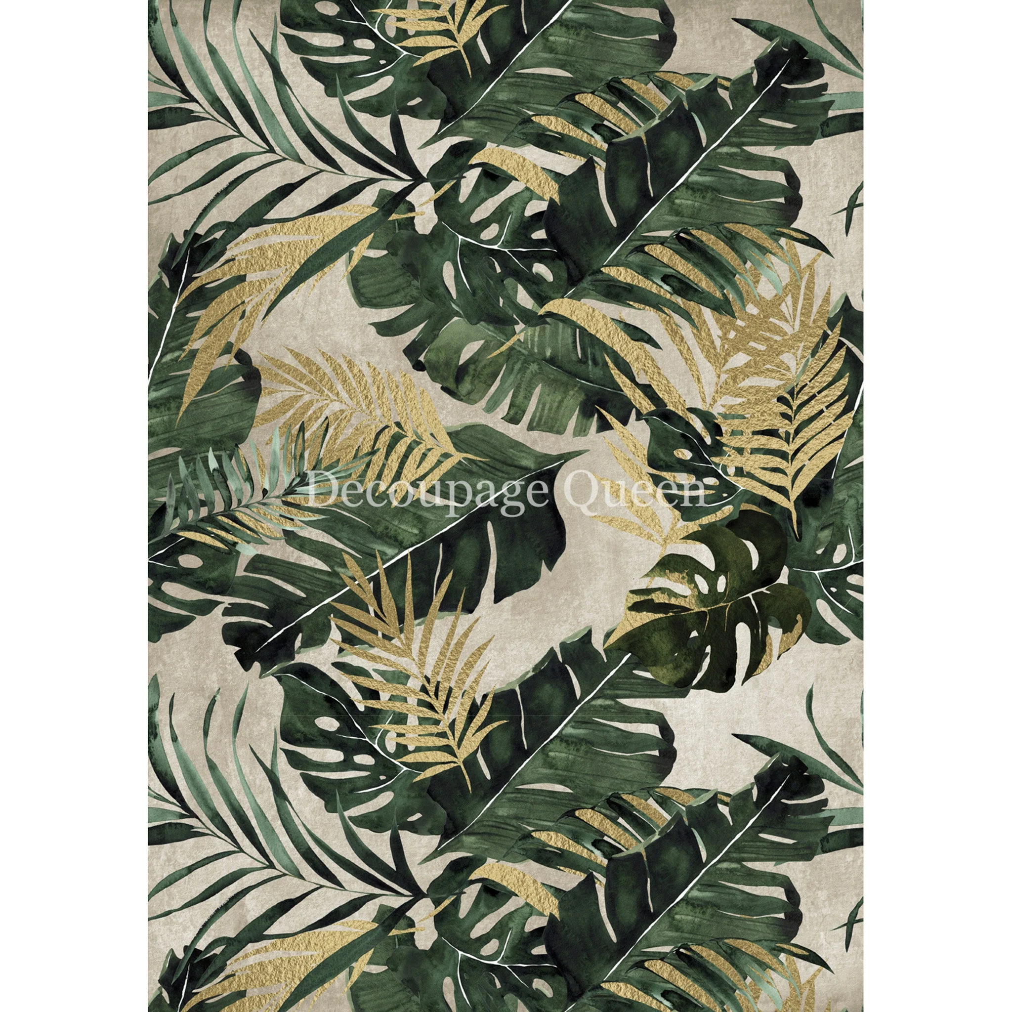 Decoupage Queen - Tropical Flora Decoupage Paper (A1 Size) - Image 2