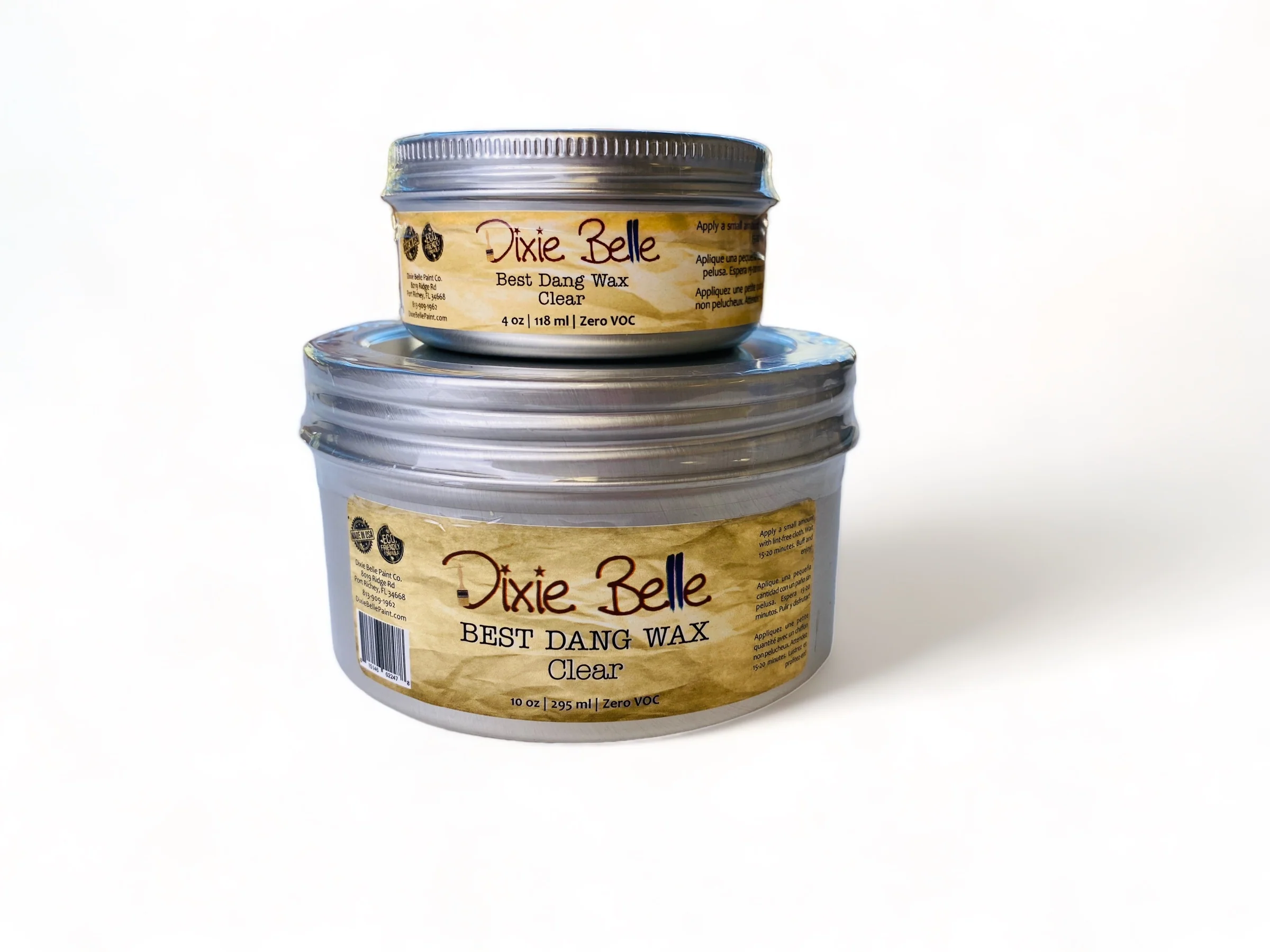 Dixie Belle Paint - Best Dang Wax Furniture Finishing Wax | 4 oz & 10 oz