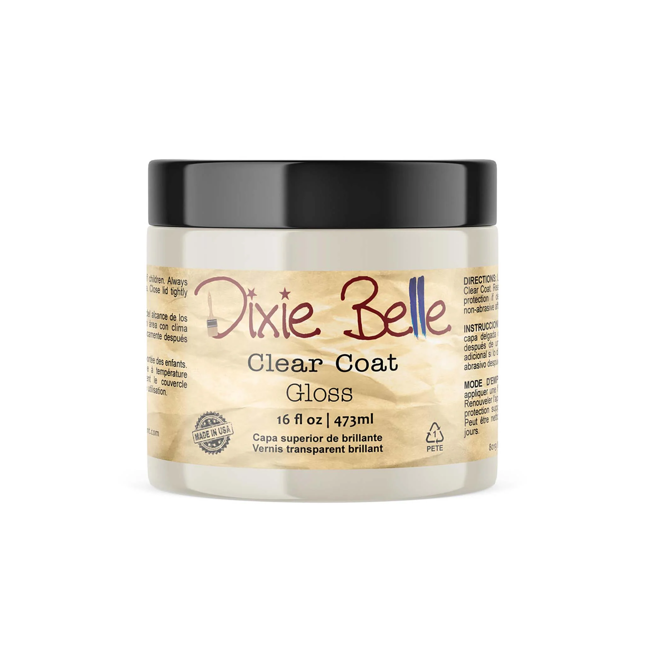 Dixie Belle Clear Coat – Flat, Satin & Gloss Finishes (All Sizes) - Image 3