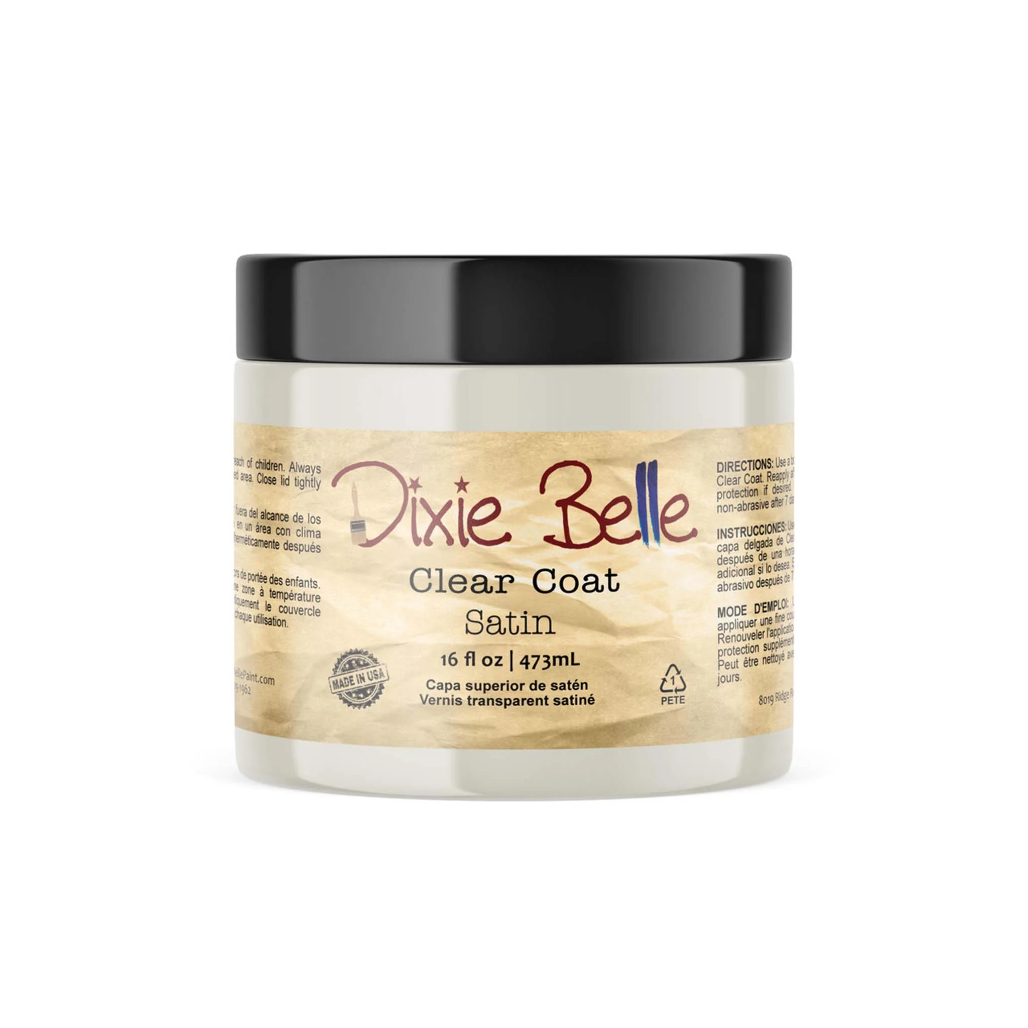 Dixie Belle Clear Coat – Flat, Satin & Gloss Finishes (All Sizes) - Image 4
