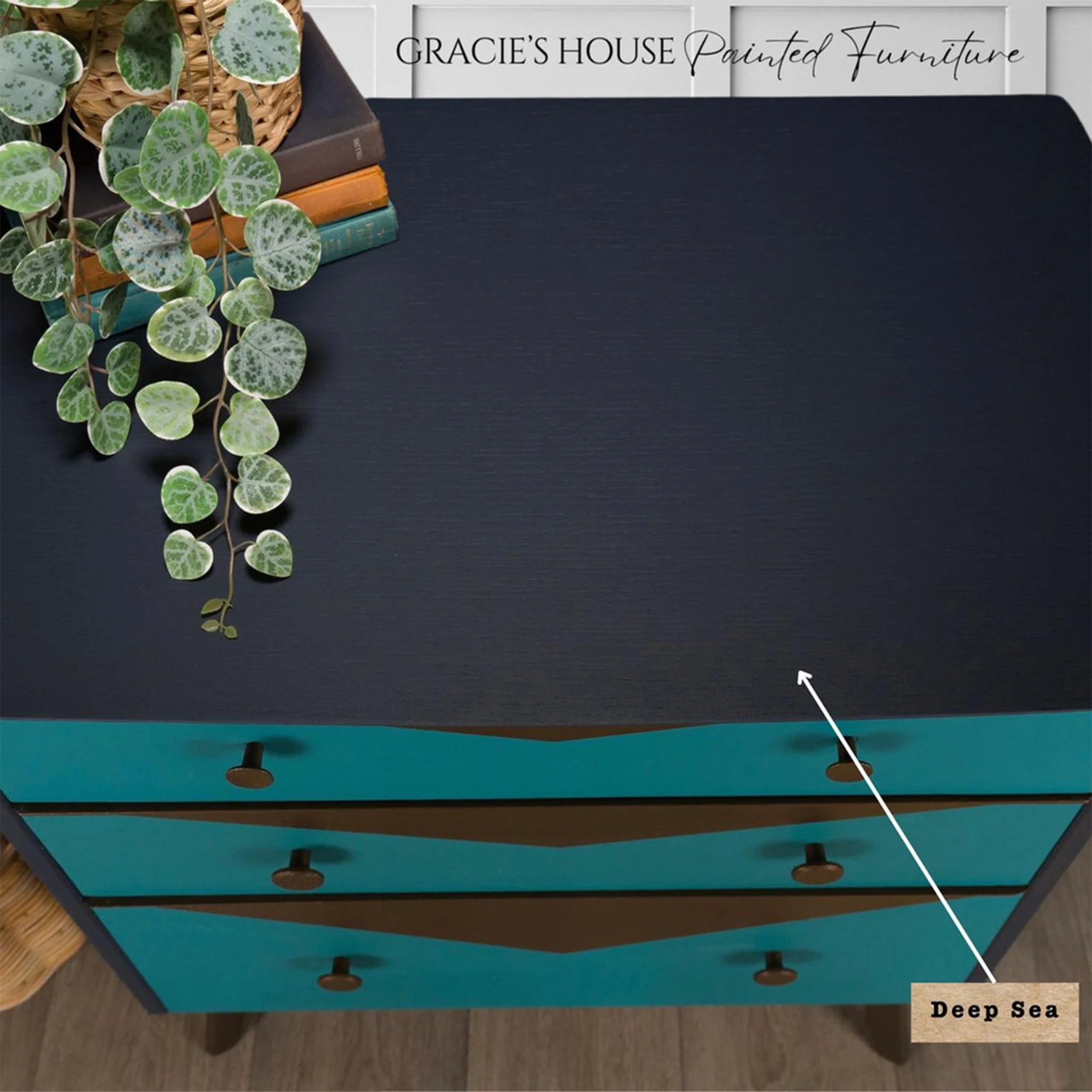 Dixie Belle Deep Sea Silk All-in-One | Furniture Paint - Image 3