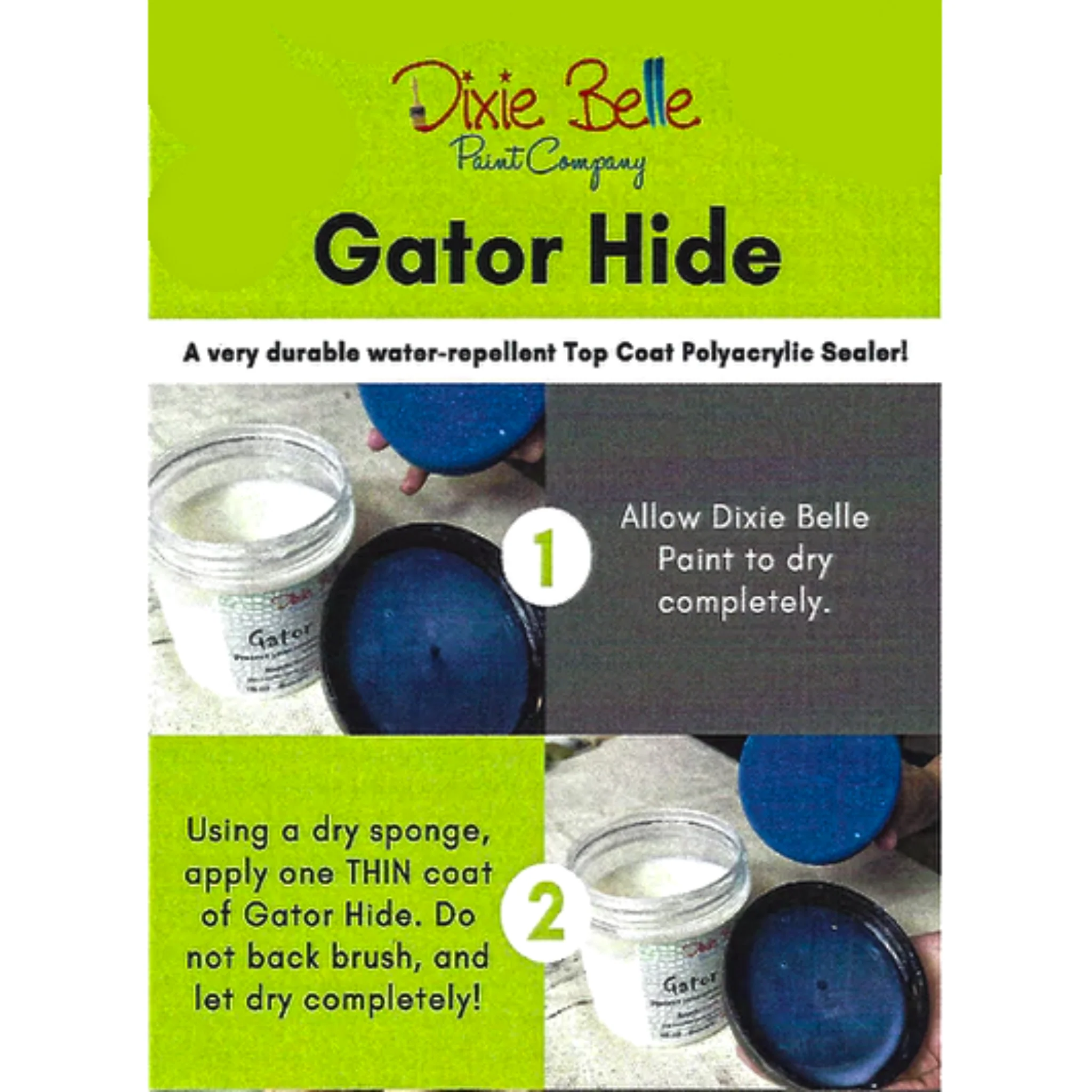 Dixie Belle Paint Gator Hide Water Repellent Top Coat | All Sizes - Image 6