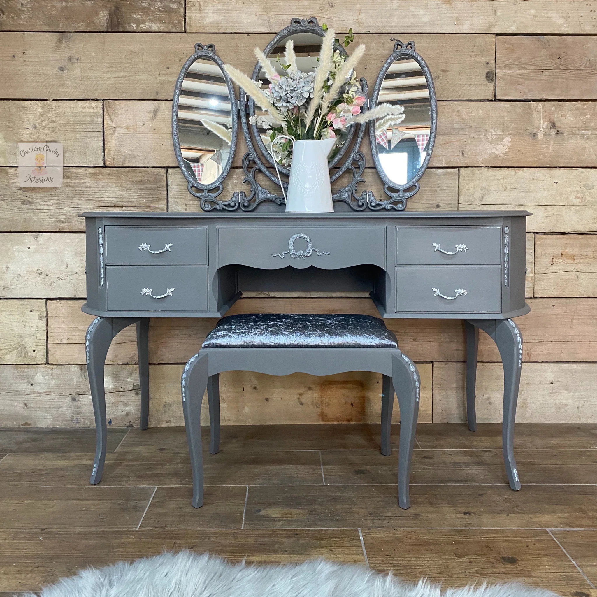 Dixie Belle Chalk Mineral Paint – Hurricane Gray (Available in 5 Sizes) - Image 8