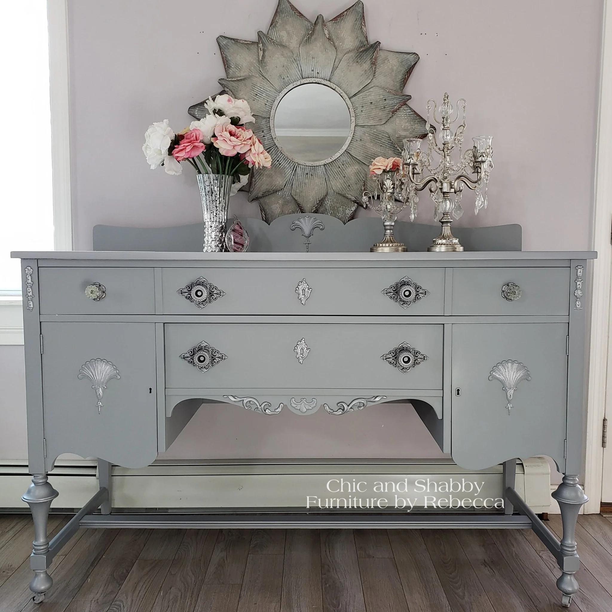 Dixie Belle Chalk Mineral Paint – Manatee Gray (Available in 5 Sizes) - Image 3