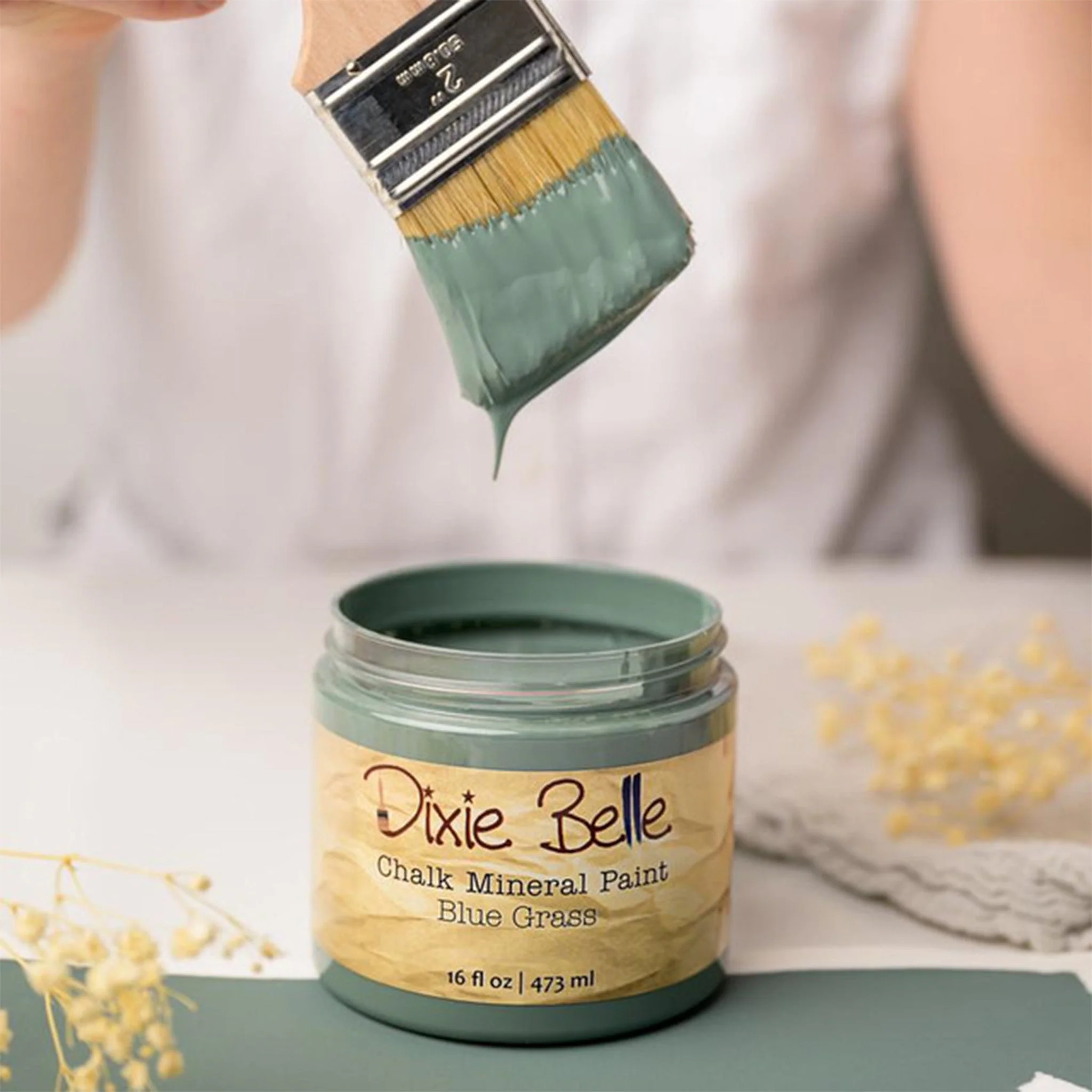 Dixie Belle Chalk Mineral Paint – Blue Grass (All Sizes) - Image 4