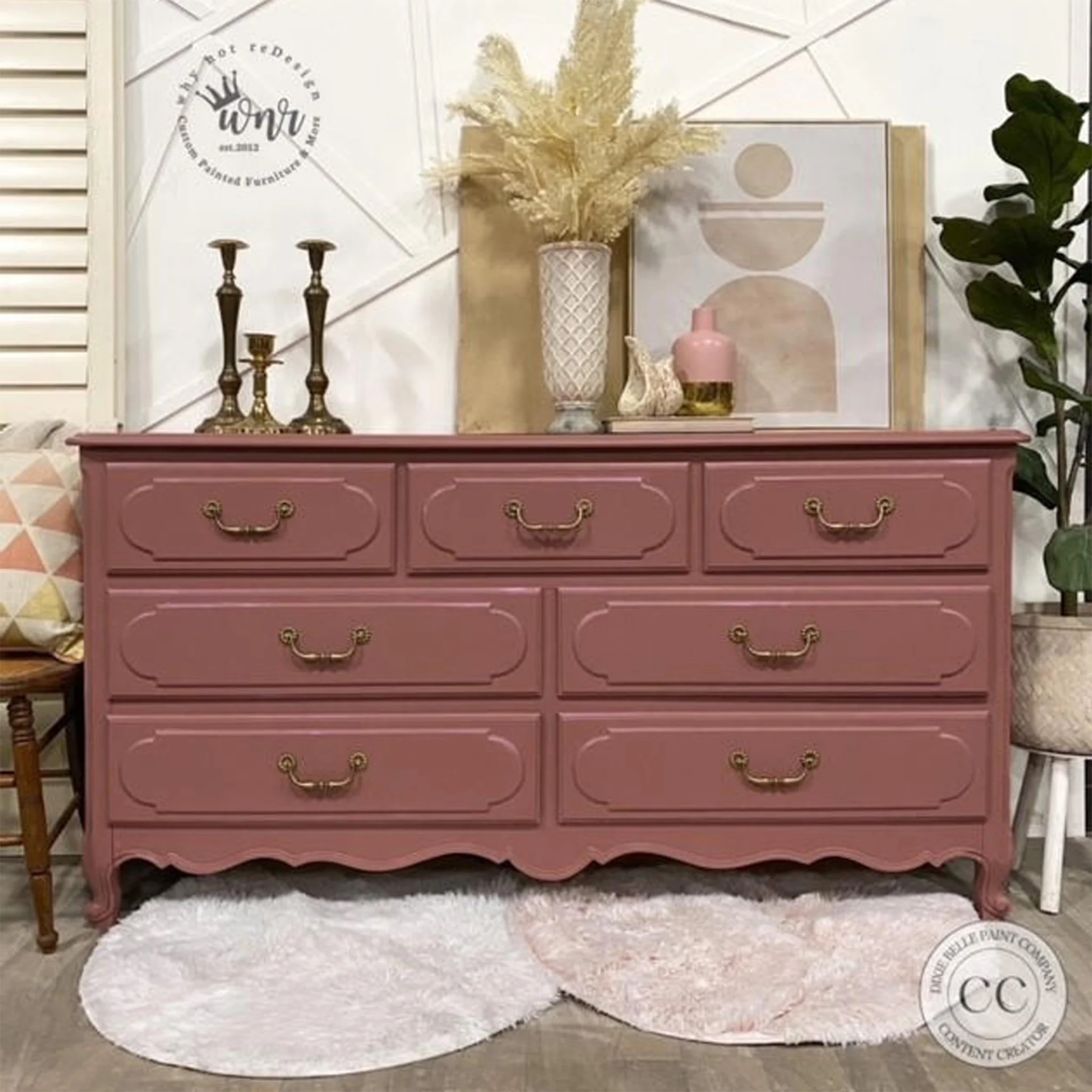 Dixie Belle Desert Rose Silk All-in-One | Furniture Paint - Image 4