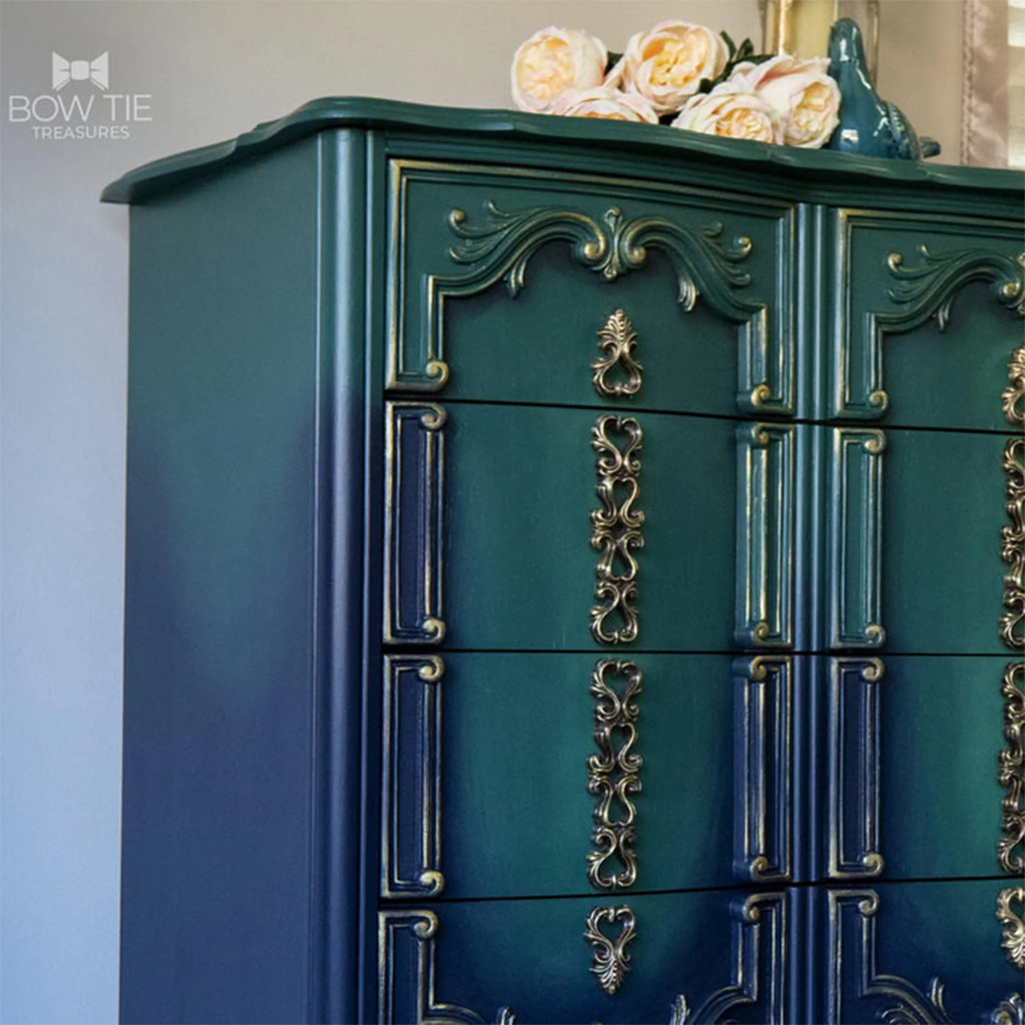 Dixie Belle Midnight Green Silk All-in-One | Furniture Paint - Image 4