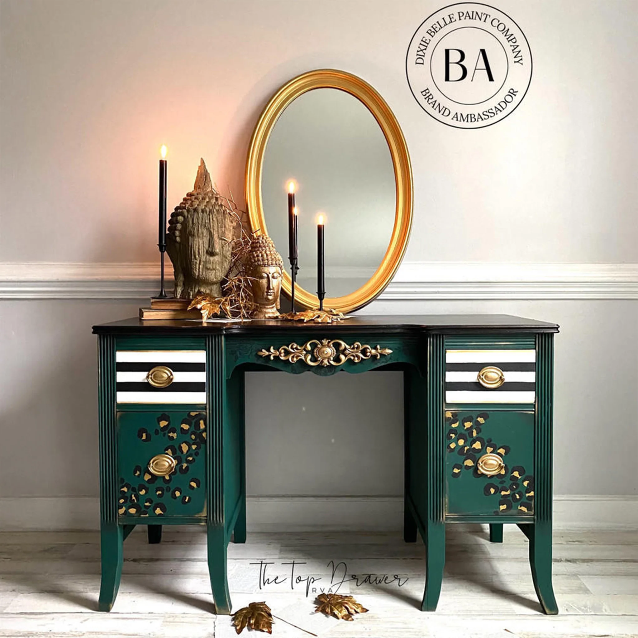 Dixie Belle Midnight Green Silk All-in-One | Furniture Paint - Image 5