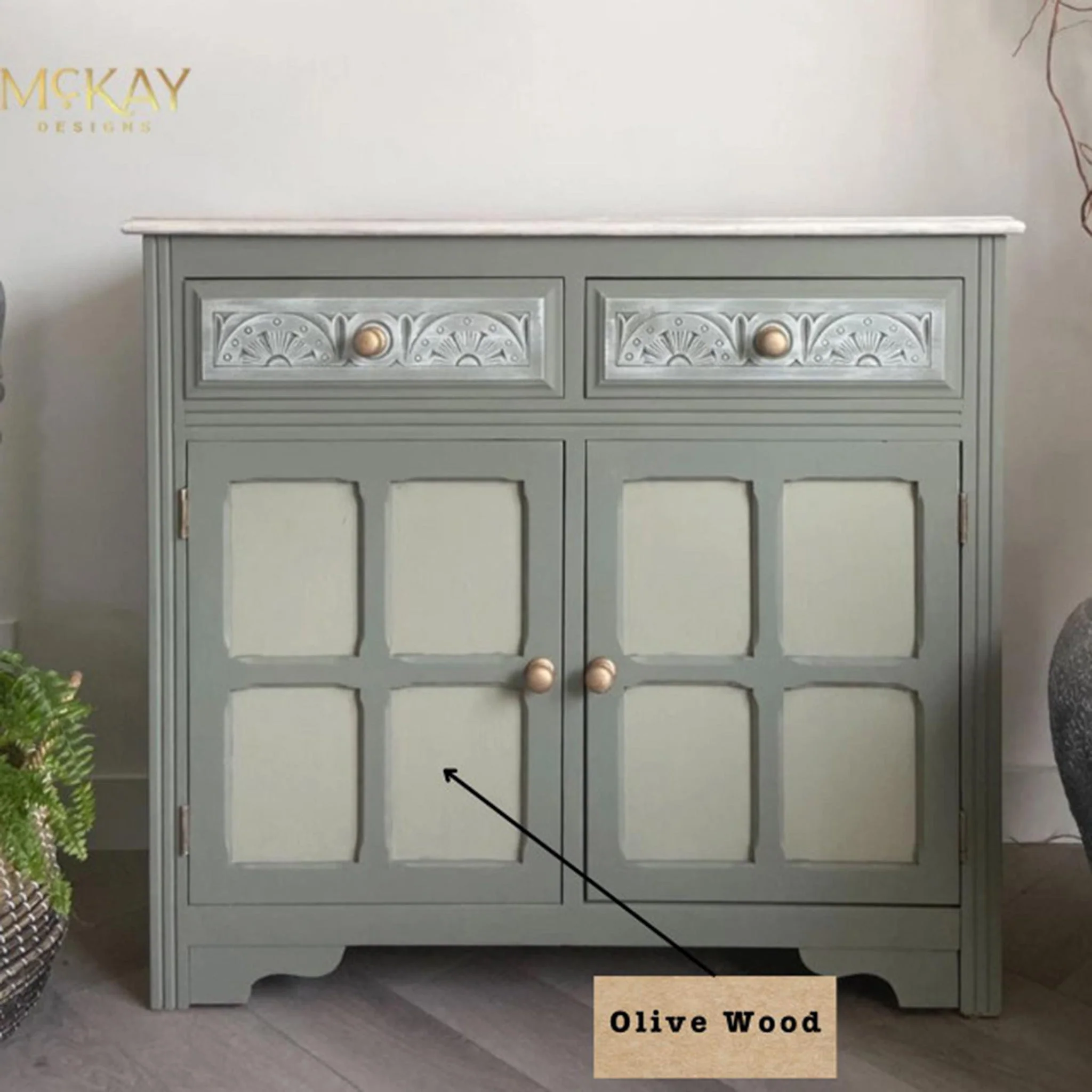Dixie Belle Chalk Mineral Paint – Olive Wood (5 Sizes) - Image 6