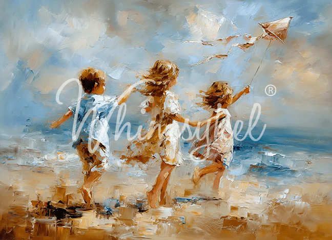 Whimsykel - Fly a Kite Decoupage Paper (21x29, 14x20) - Image 4