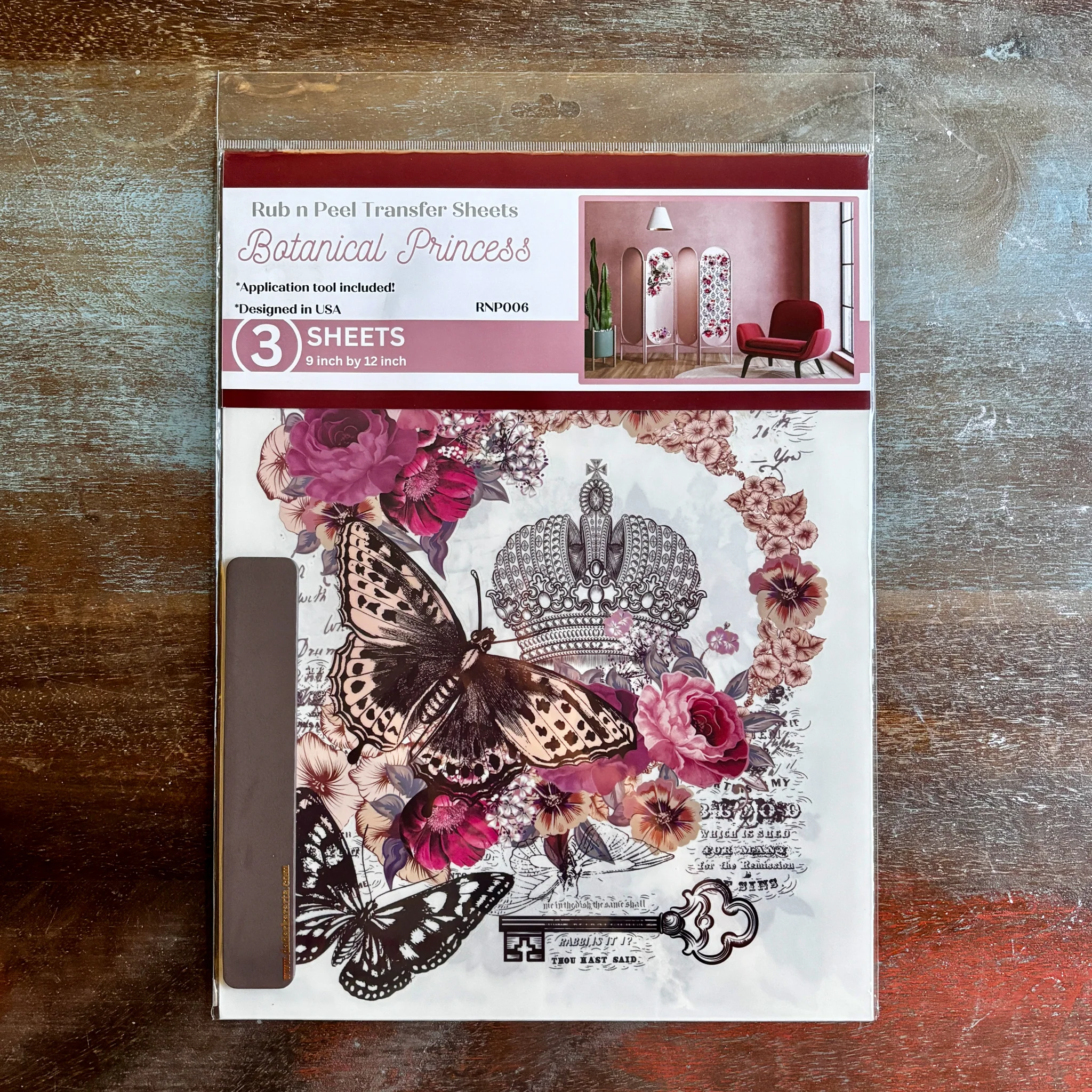 Dadarkar Art - Botanical Princess Small Furniture Transfer - Image 5
