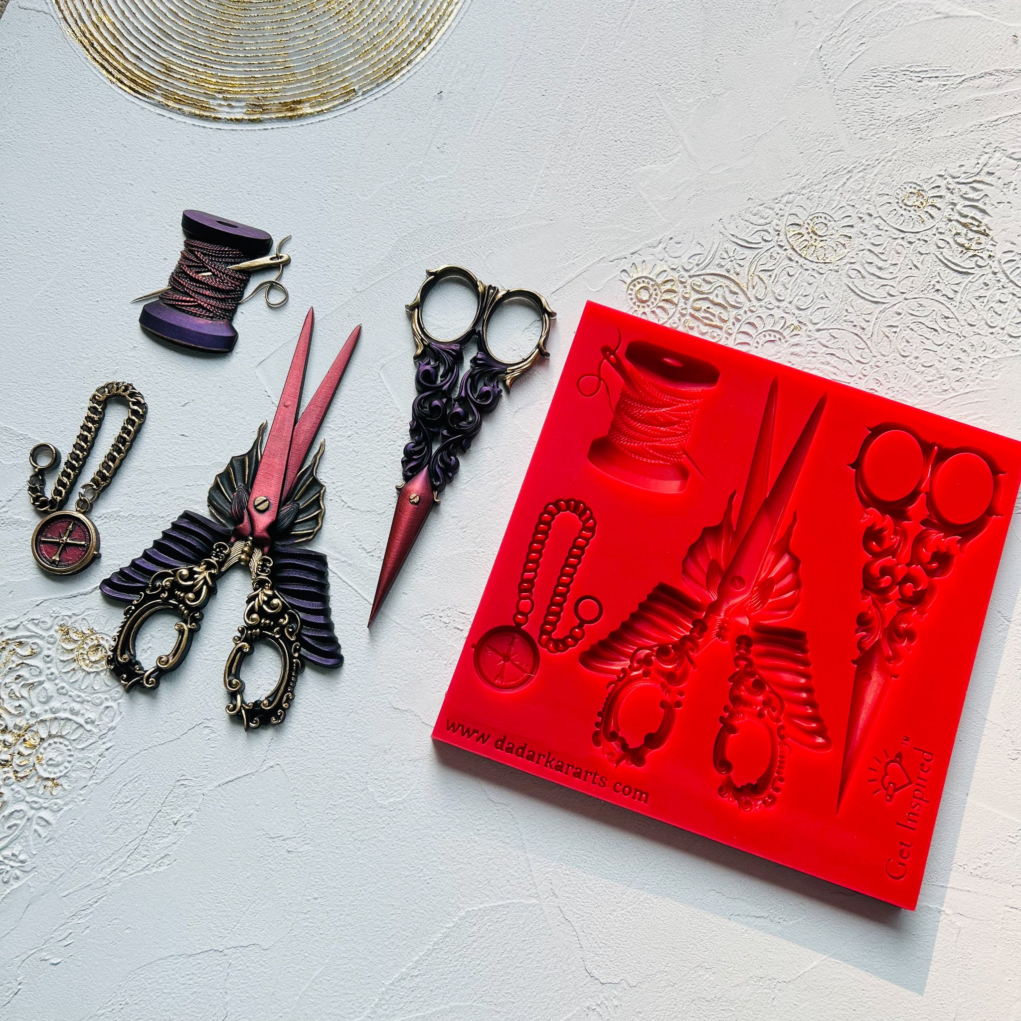Dadarkar Art - Feminine Treasure Silicone Mold - Image 3