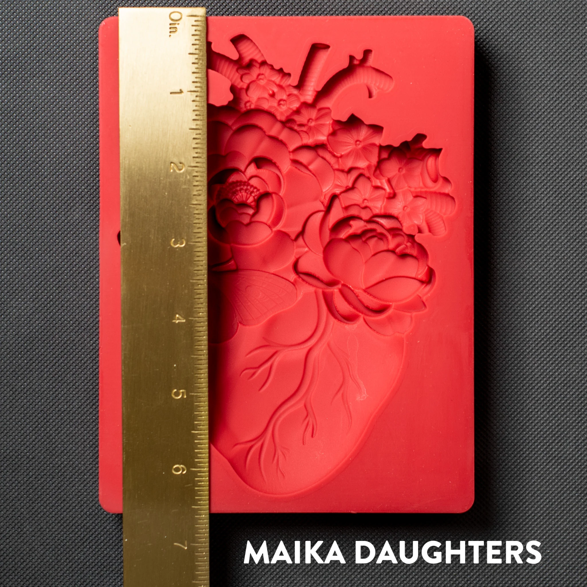 Dadarkar Art - Blooming Heart Silicone Mold - Image 6