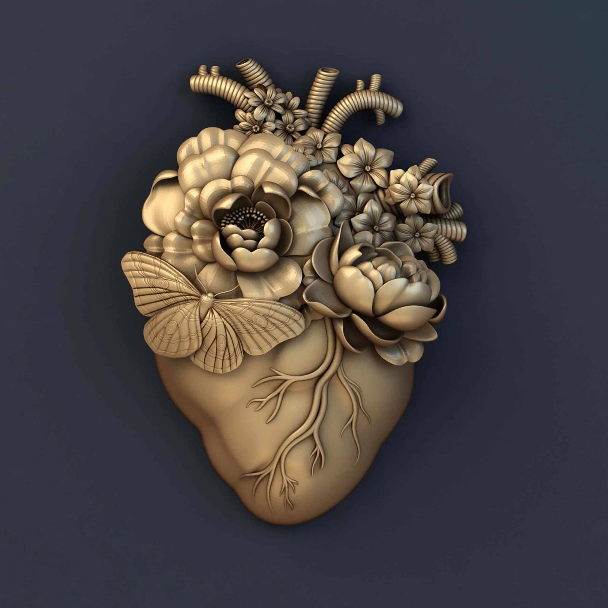 Dadarkar Art - Blooming Heart Silicone Mold - Image 8
