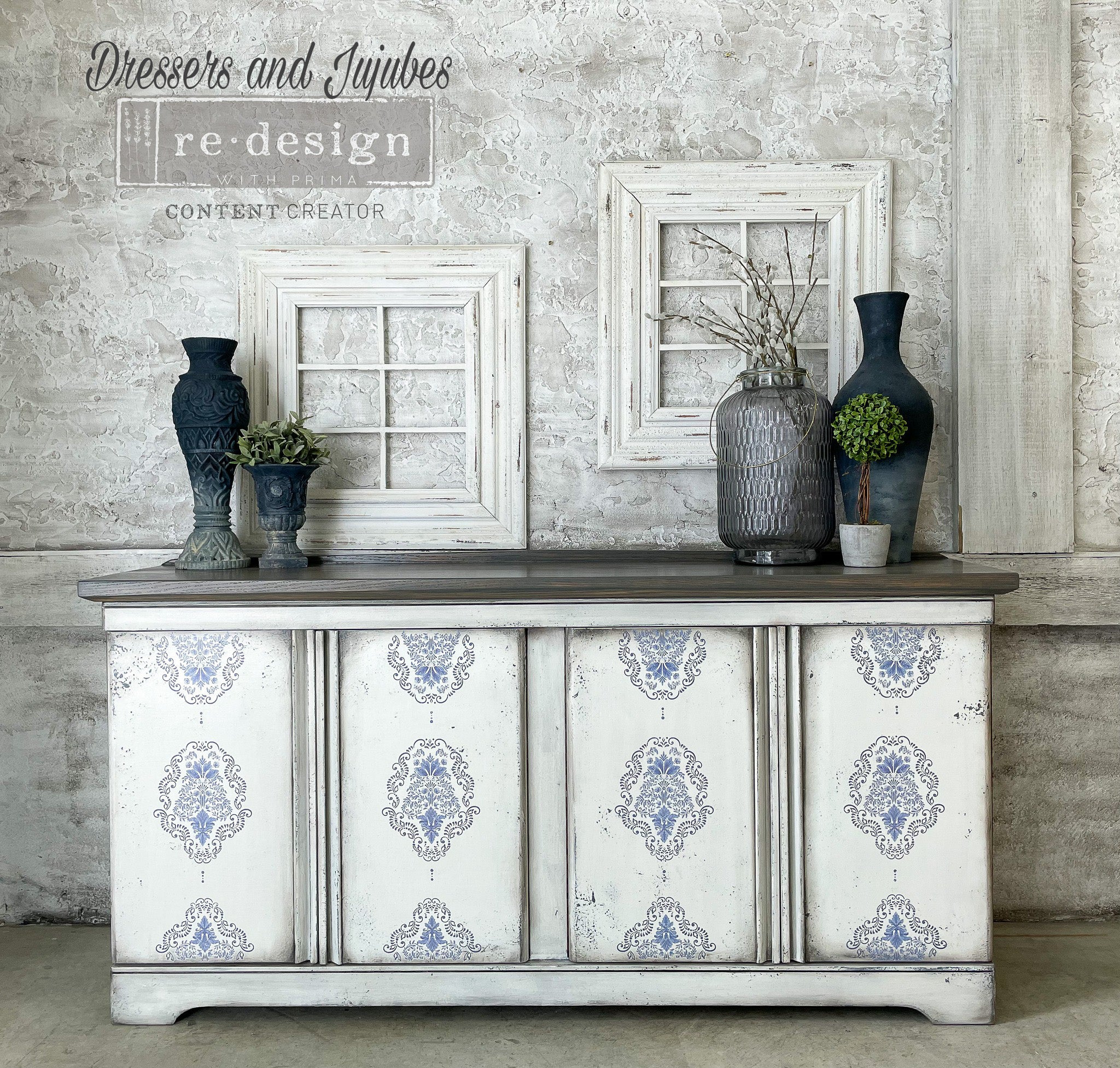 ReDesign with Prima - Dana Damask by KACHA Furniture Transfer (24x35 Size) - Image 10