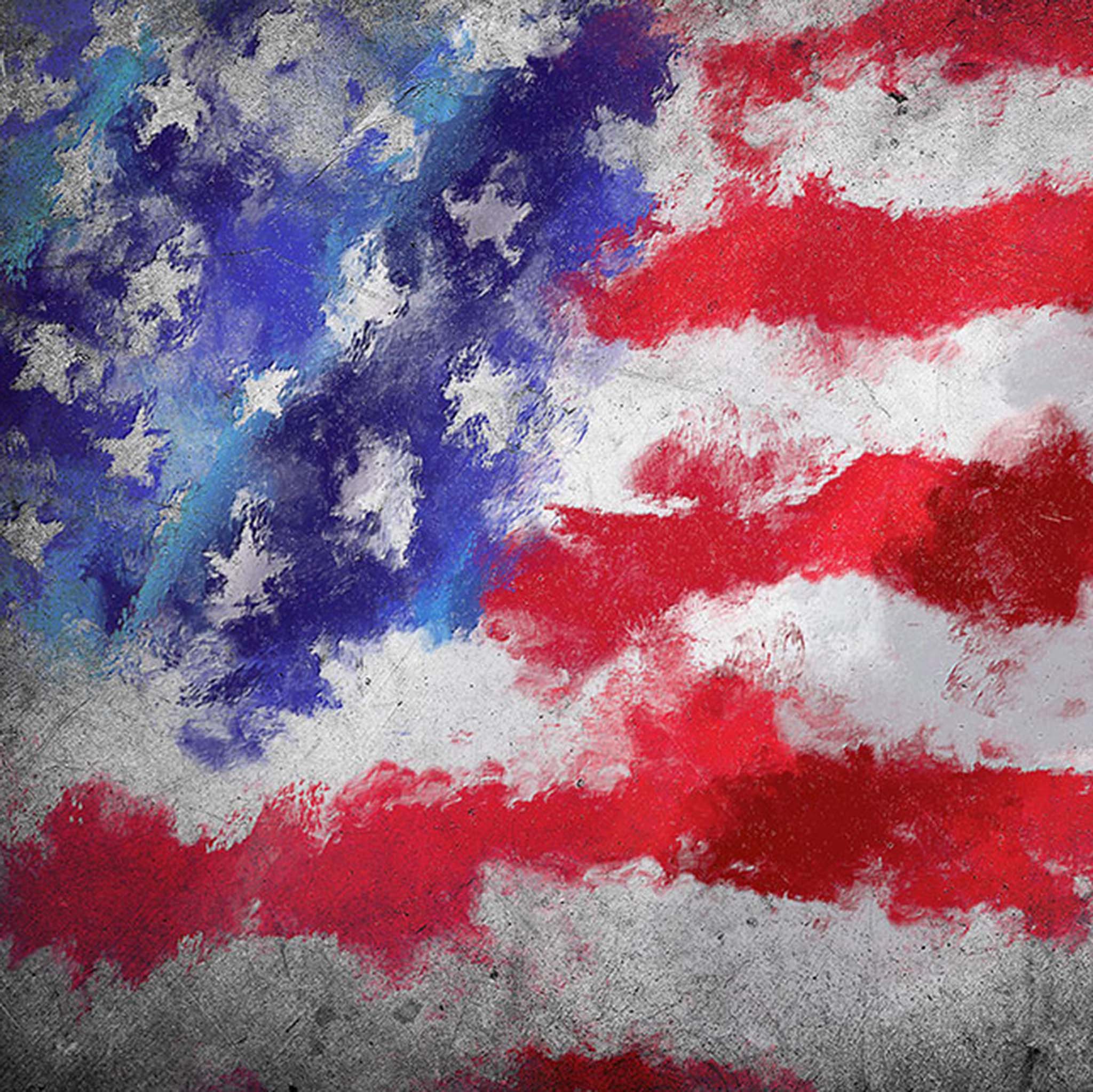 Paper Designs Italy - American Flag Decoupage Paper (A2 Size)