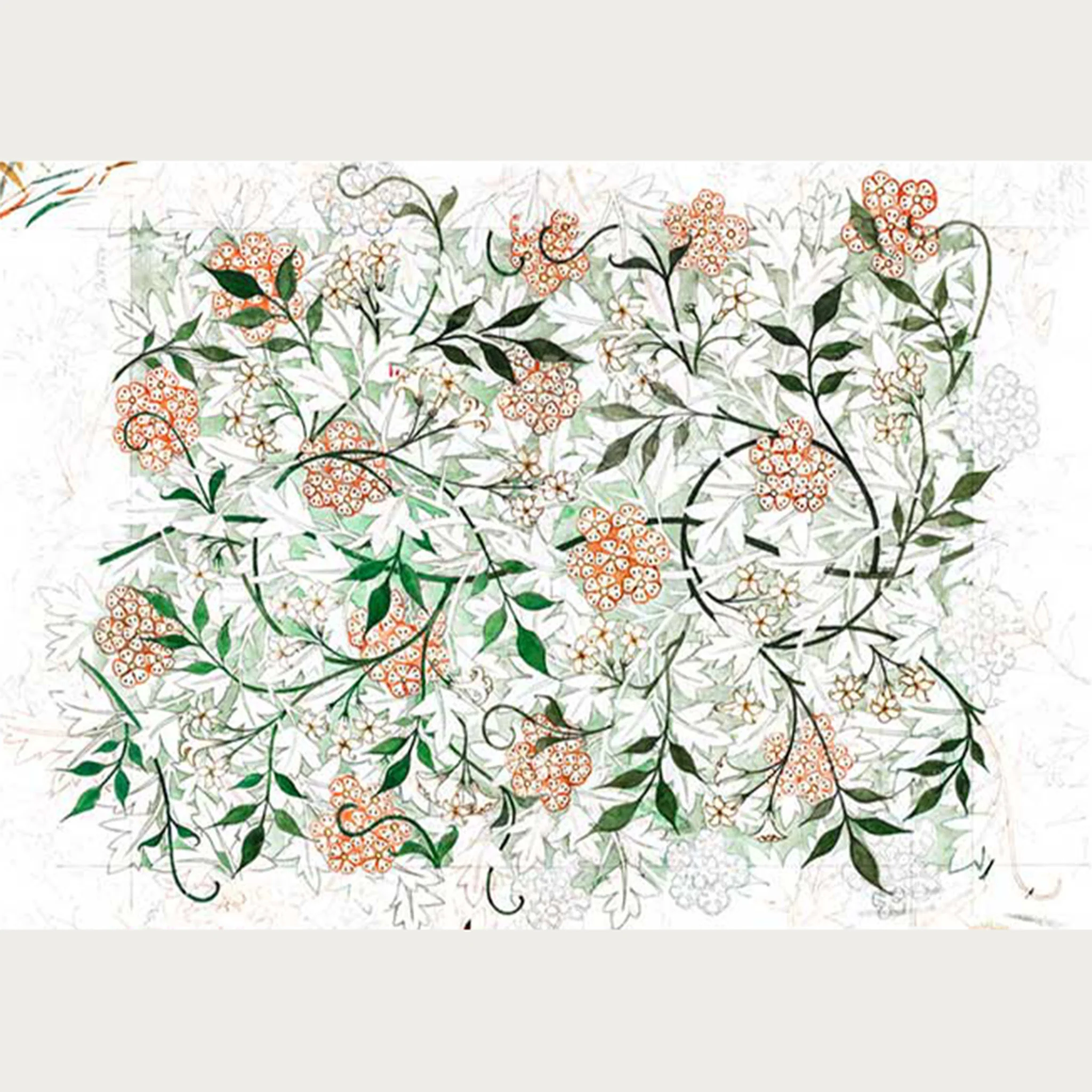 Paper Designs Italy - Botanical Vines Decoupage Paper (A2 Size) - Image 2
