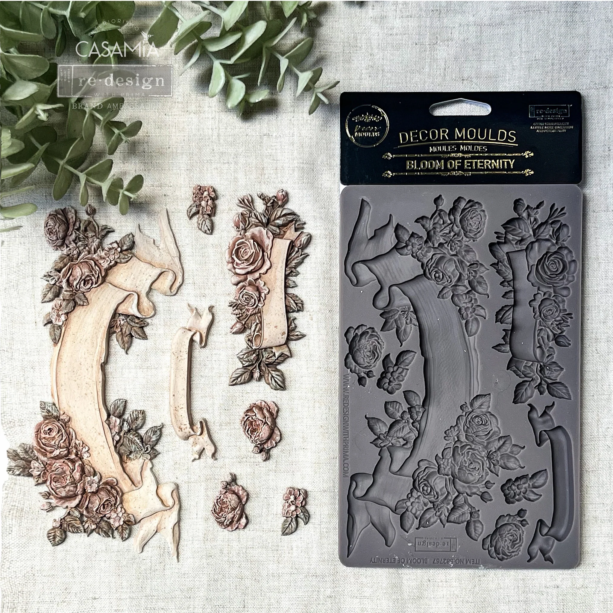 ReDesign with Prima - Bloom of Eternity Silicone Mold (5x8) - Image 3