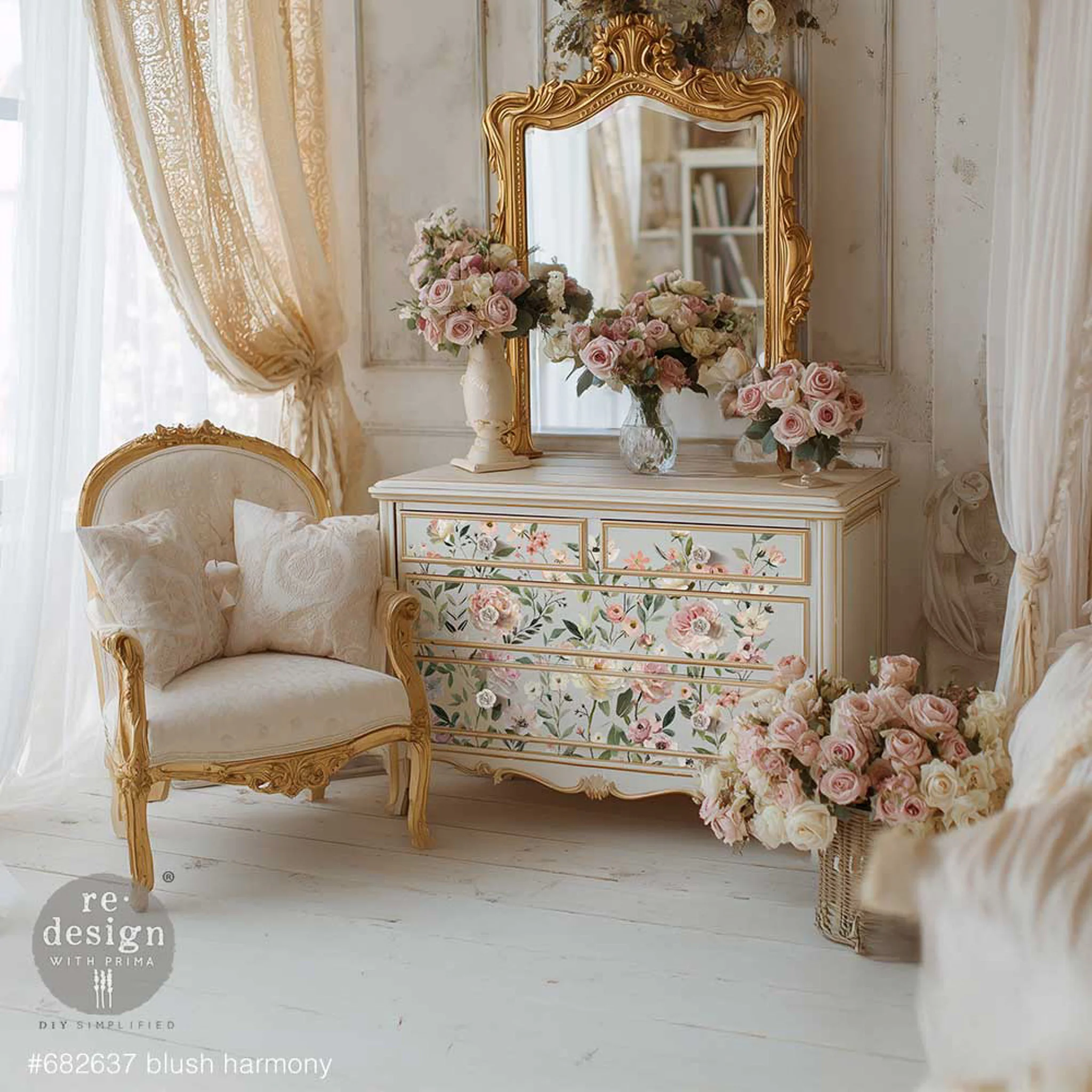 ReDesign with Prima - Blush Harmony Furniture Transfer (24x35) - Image 5