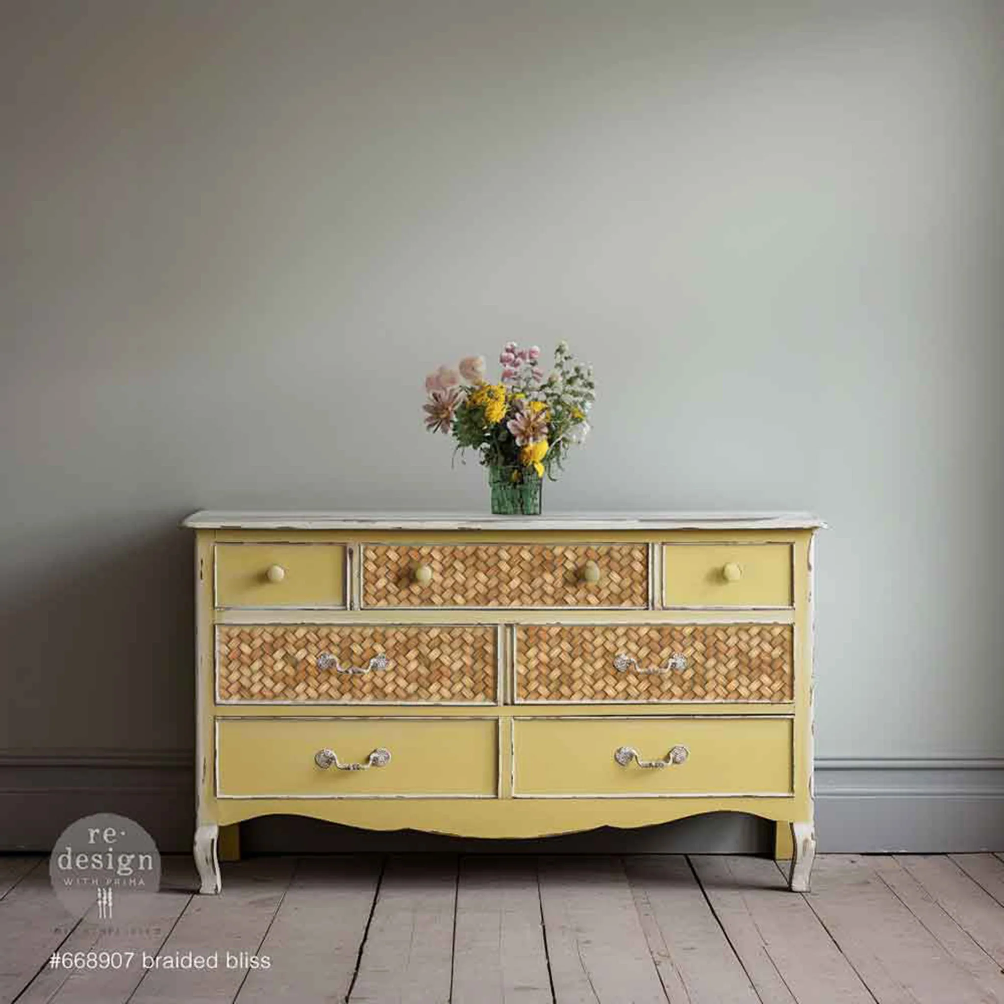 ReDesign with Prima - Braided Bliss Decoupage Paper (A1) - Image 5