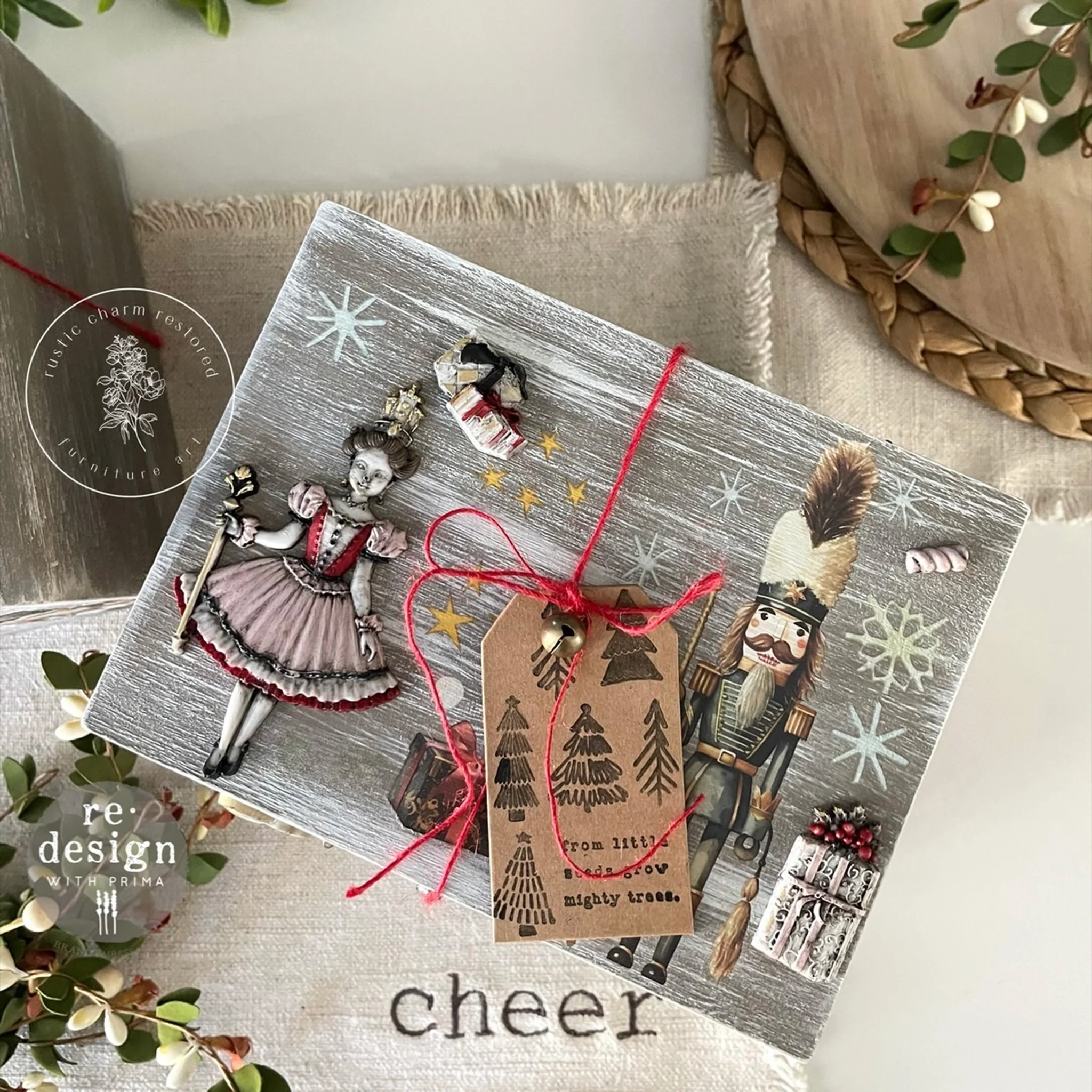 ReDesign with Prima - Christmas Chipboard Tags - Image 2