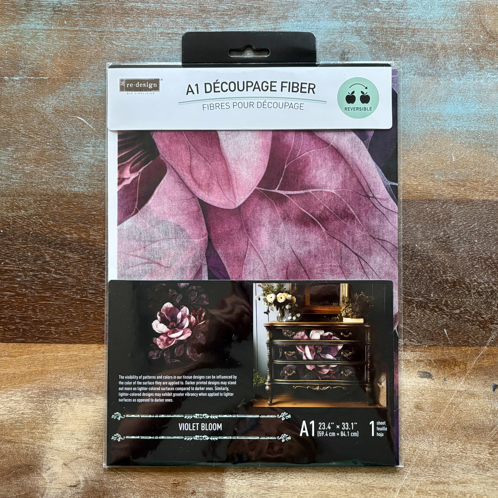 ReDesign with Prima - Violet Bloom Decoupage Paper (A1) - Image 5