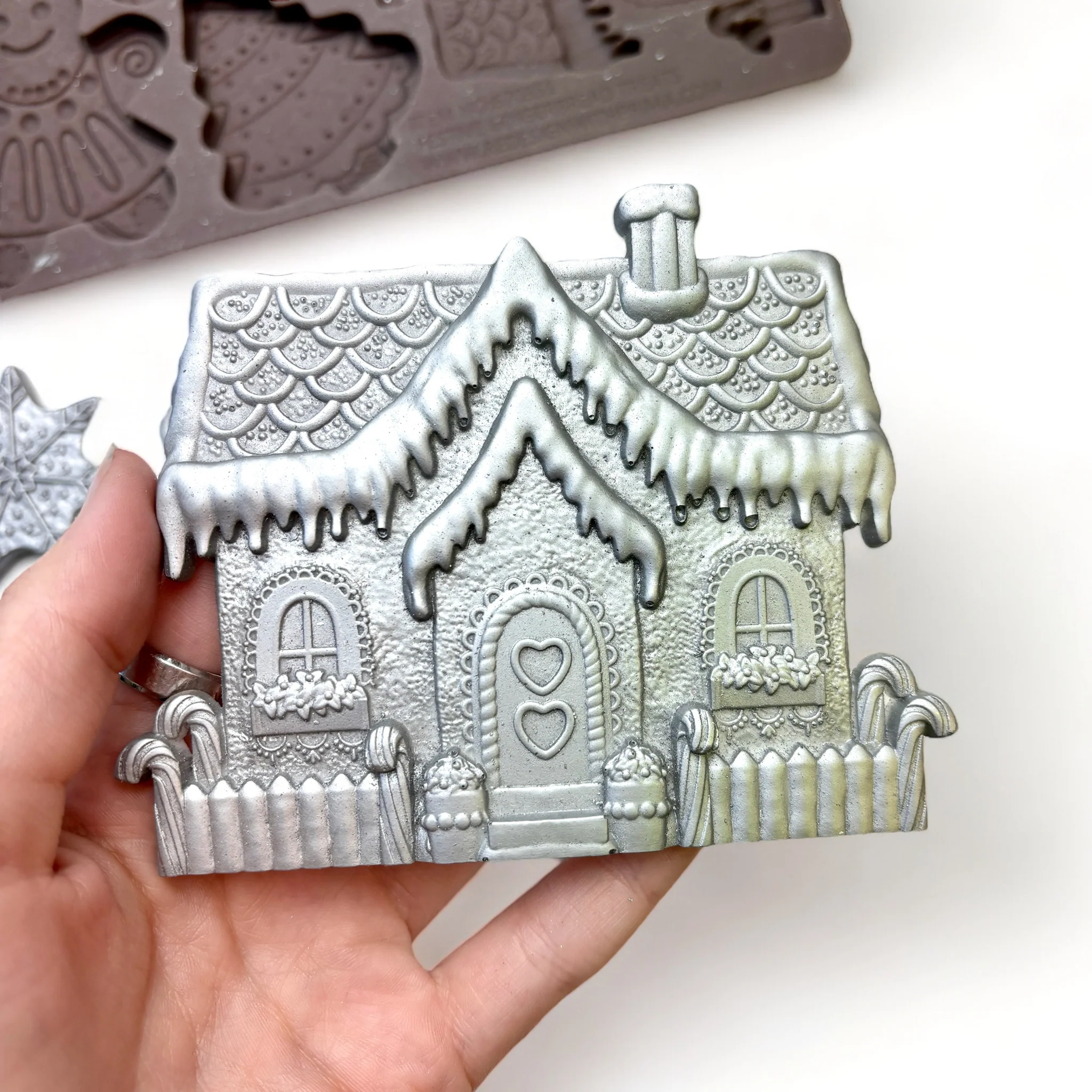 ReDesign with Prima - Festive Gingerbread Treats Silicone Mold (5x8 Size) - Image 3