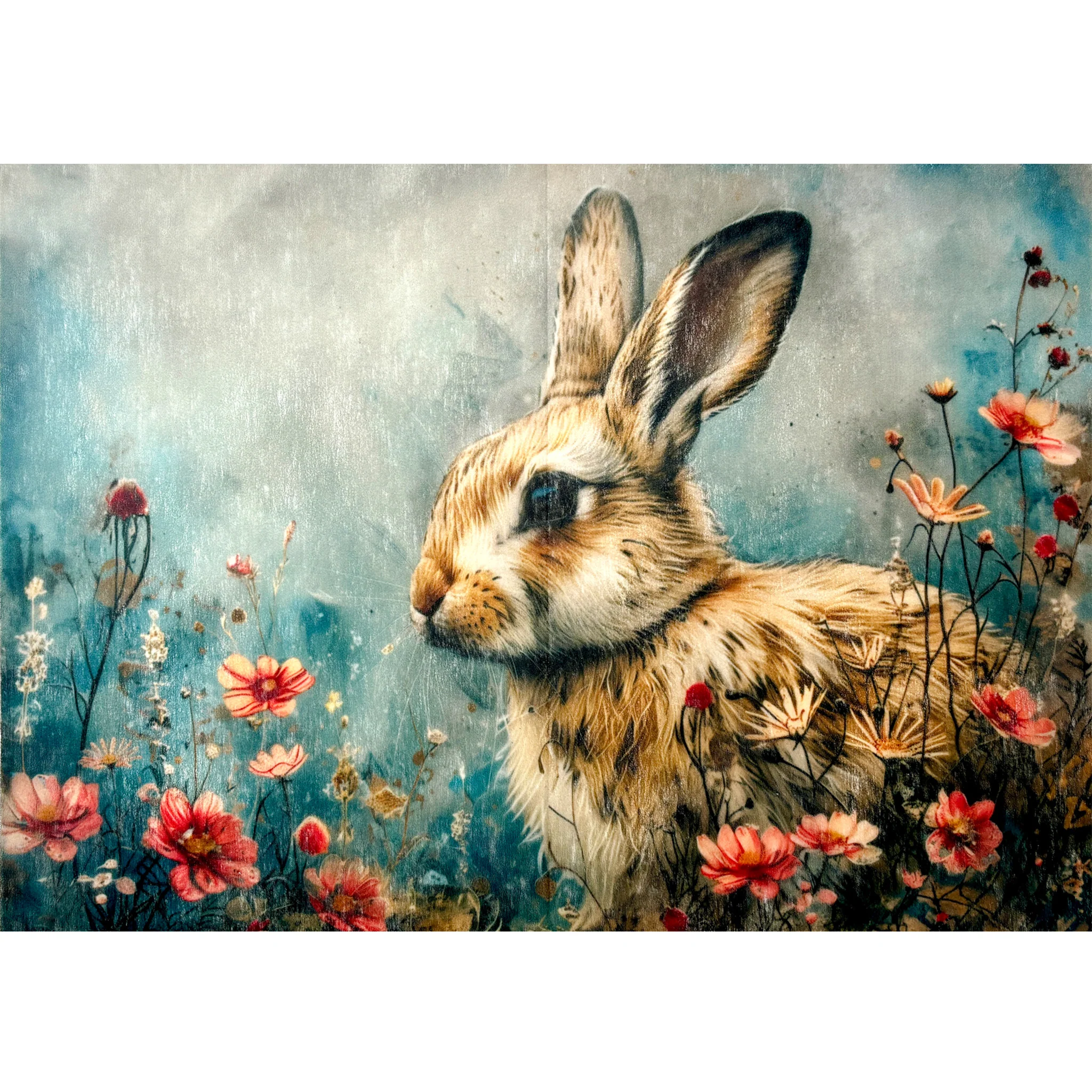 ReDesign with Prima - Garden Bunny Tales Decoupage Papers (3 Sheets; A3) - Image 5