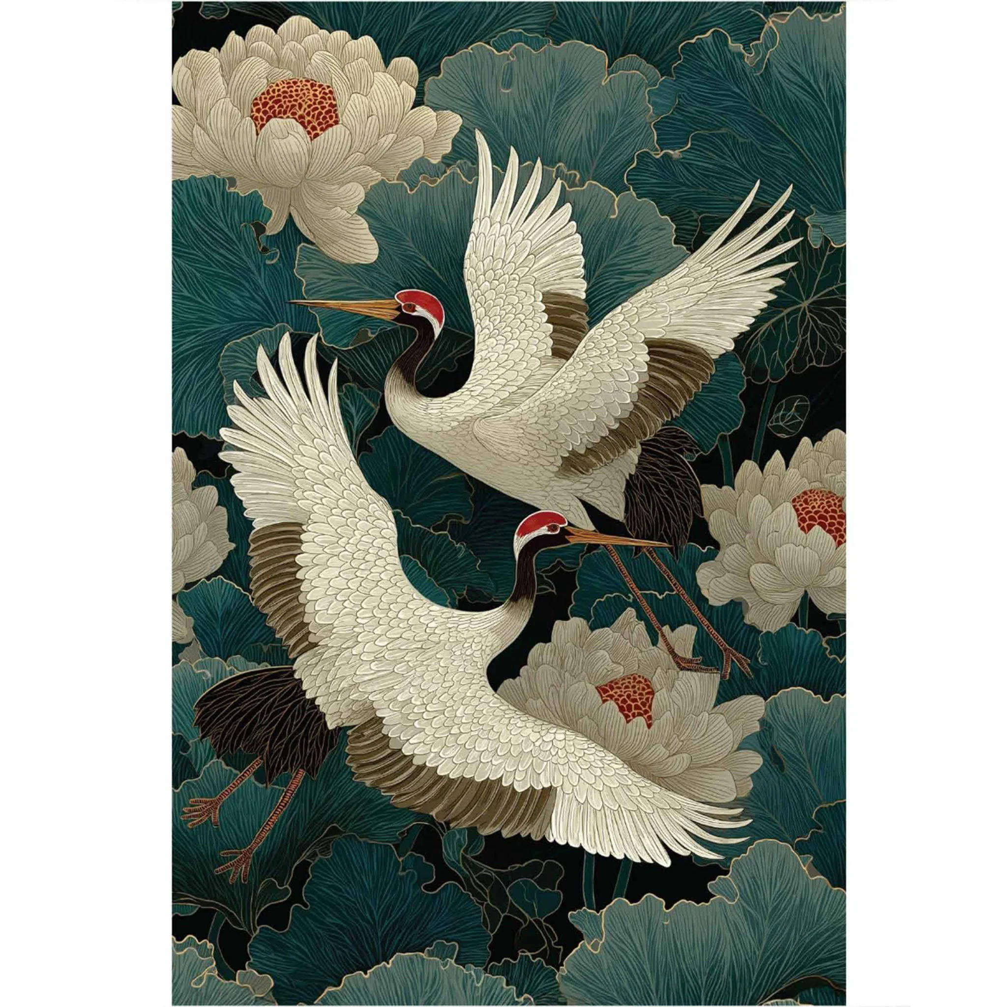 ReDesign with Prima - Grace in Flight Decoupage Paper (19.5x30) - Image 3