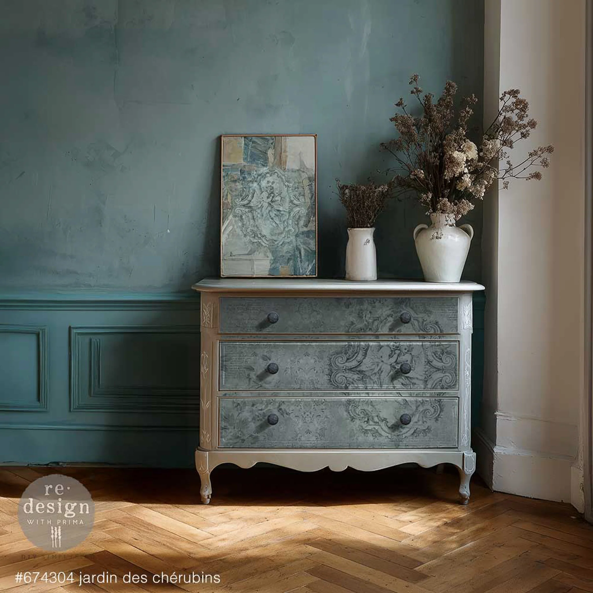 ReDesign with Prima - Jardin des Cherubins Decoupage Paper Set - Image 3