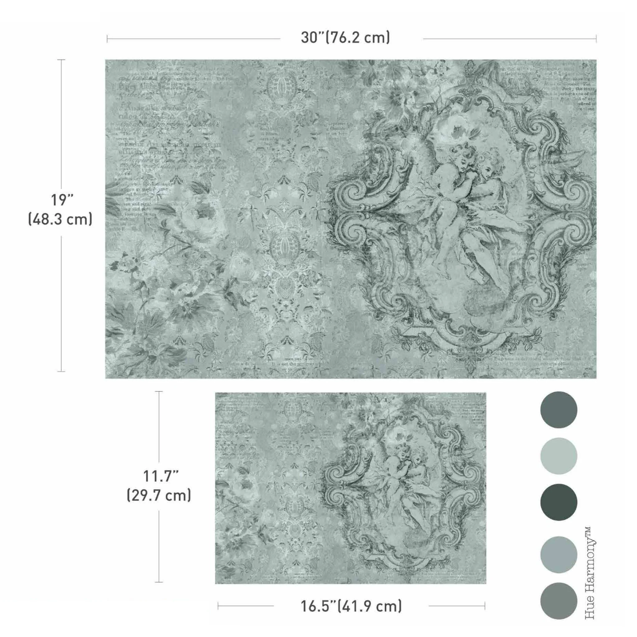 ReDesign with Prima - Jardin des Cherubins Decoupage Paper Set - Image 4