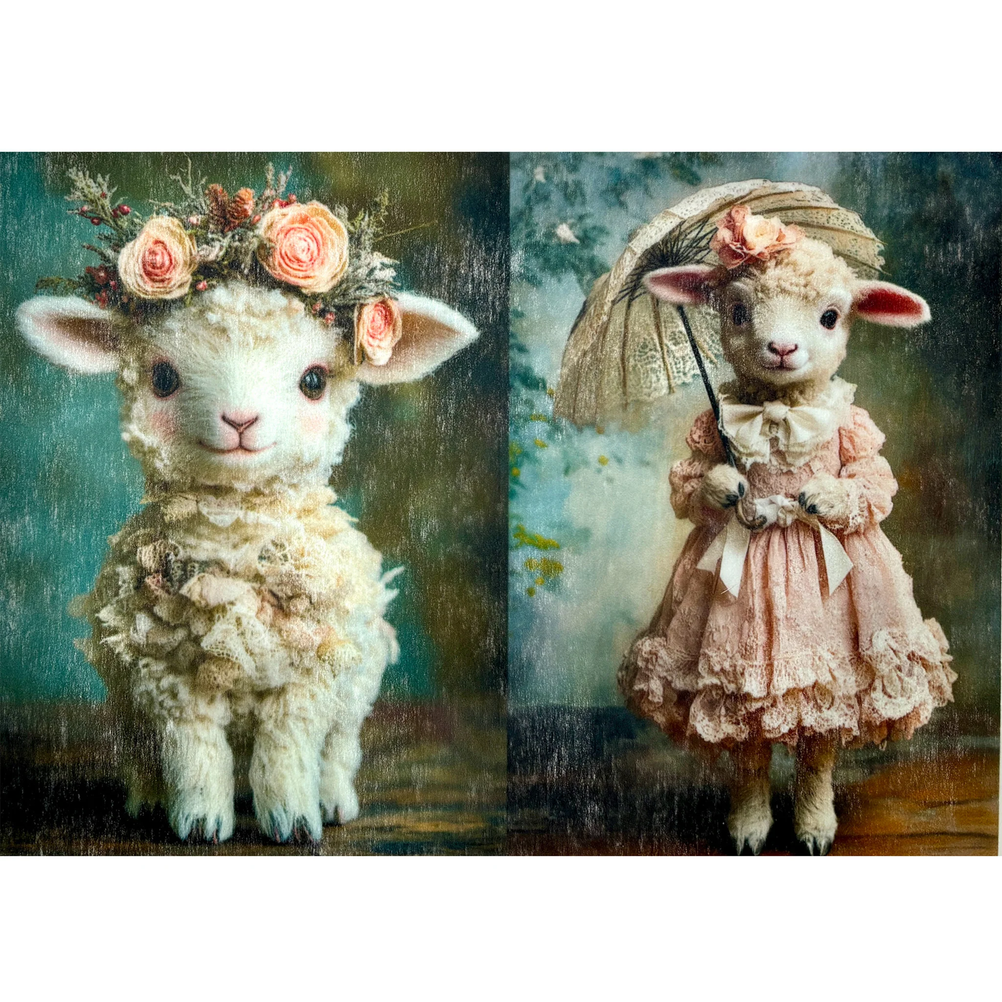ReDesign with Prima Exclusive - Shepherds Cottage Charm Decoupage Papers (3 Sheets, A3 Each) - Image 3