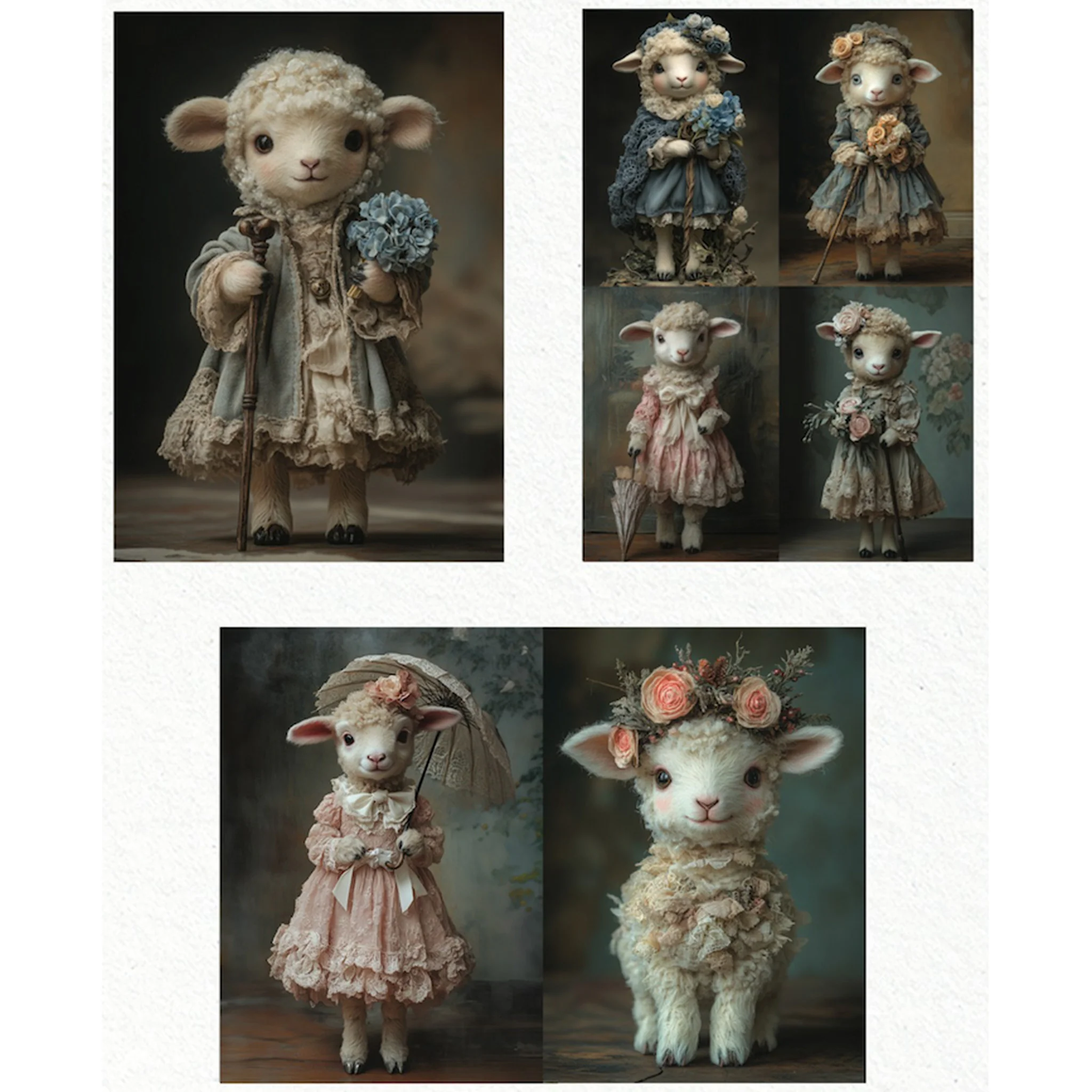 ReDesign with Prima Exclusive - Shepherds Cottage Charm Decoupage Papers (3 Sheets, A3 Each) - Image 6