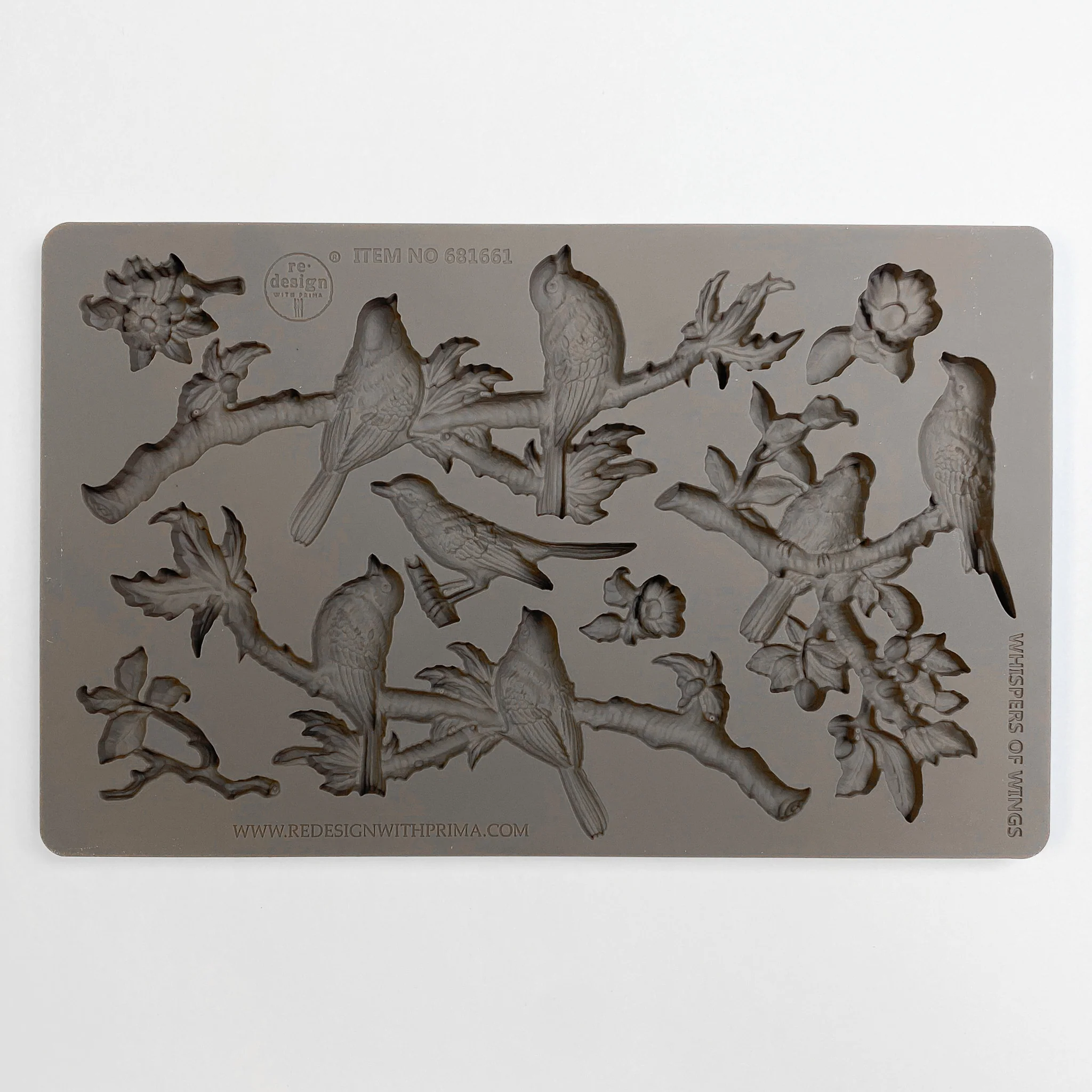 ReDesign with Prima - Whispers of Wings (Birds) Silicone Mold (5x8 Size) - Image 2
