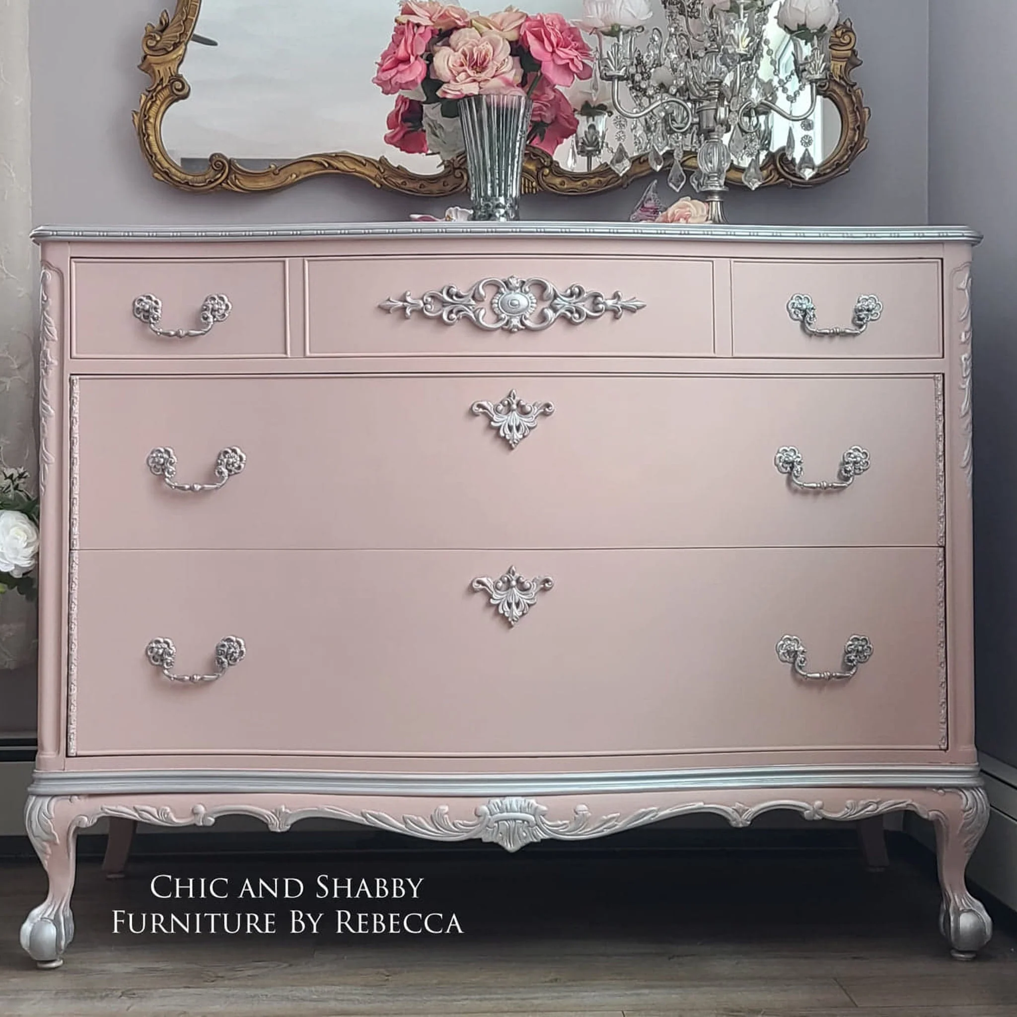 Dixie Belle Chalk Mineral Paint – Tea Rose (All Sizes) - Image 5