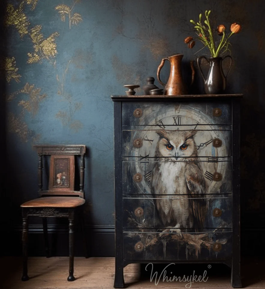 Whimsykel - Timekeeper Decoupage Paper (21x29, 14x20) - Image 2