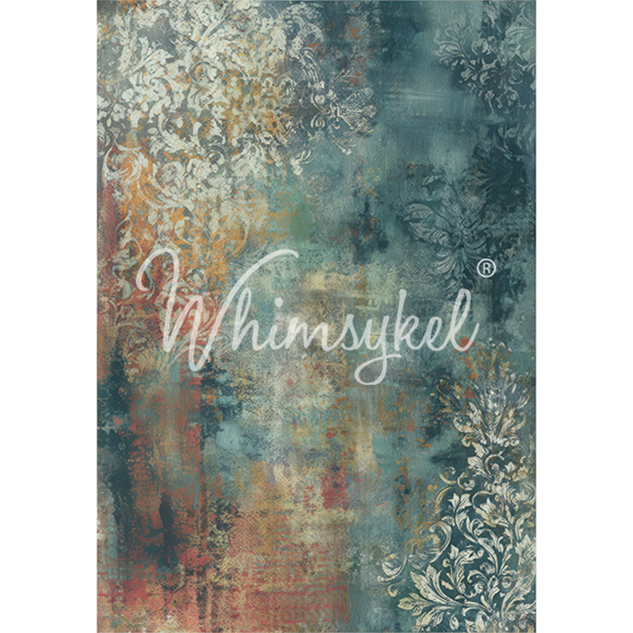 Whimsykel - Winter Patina Decoupage Paper (21x29 Size) - Image 3