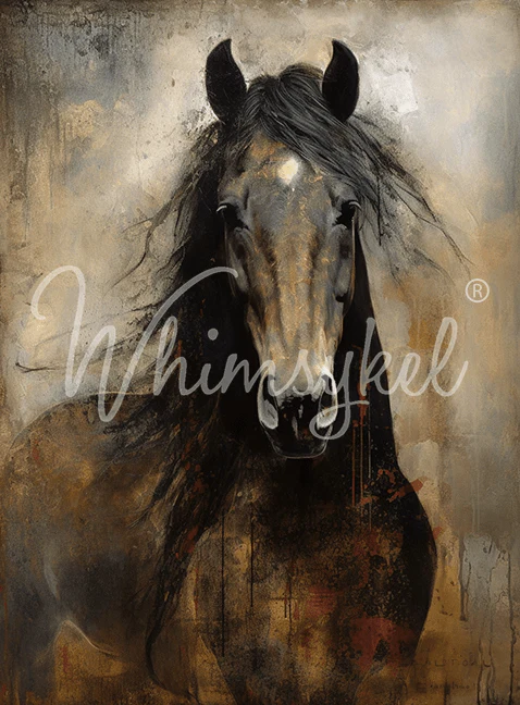 Whimsykel - Heart Horse Decoupage Paper (21x29, 14x20) - Image 8